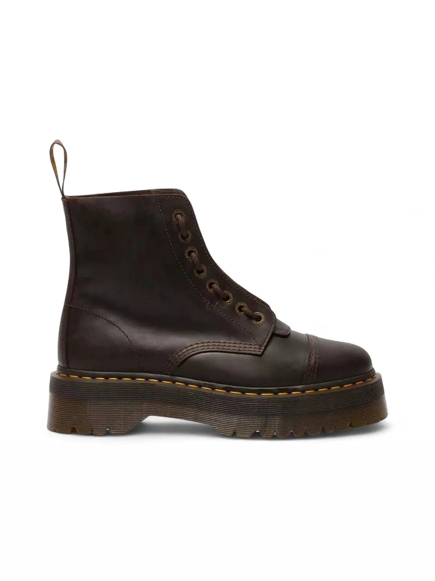 Ботинки Dr. Martens Sinclair на платформе из кожи Crazy Horse — изображение 1 из 1, коричневый