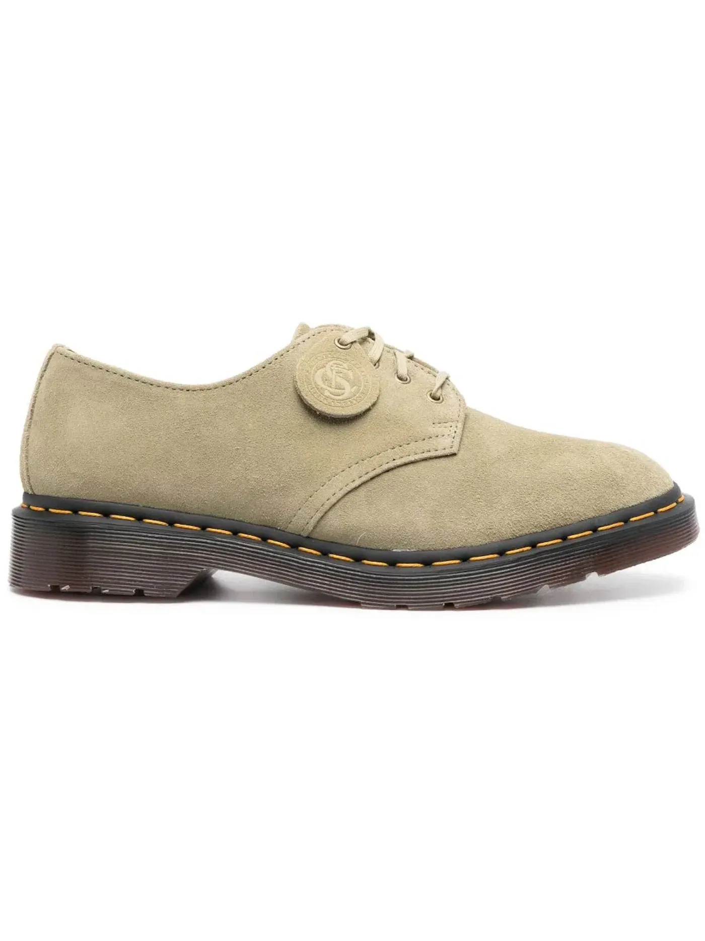 Оксфорды мужские Dr. Martens Smiths, гладкая кожа — изображение 1 из 1, бледный оливковый