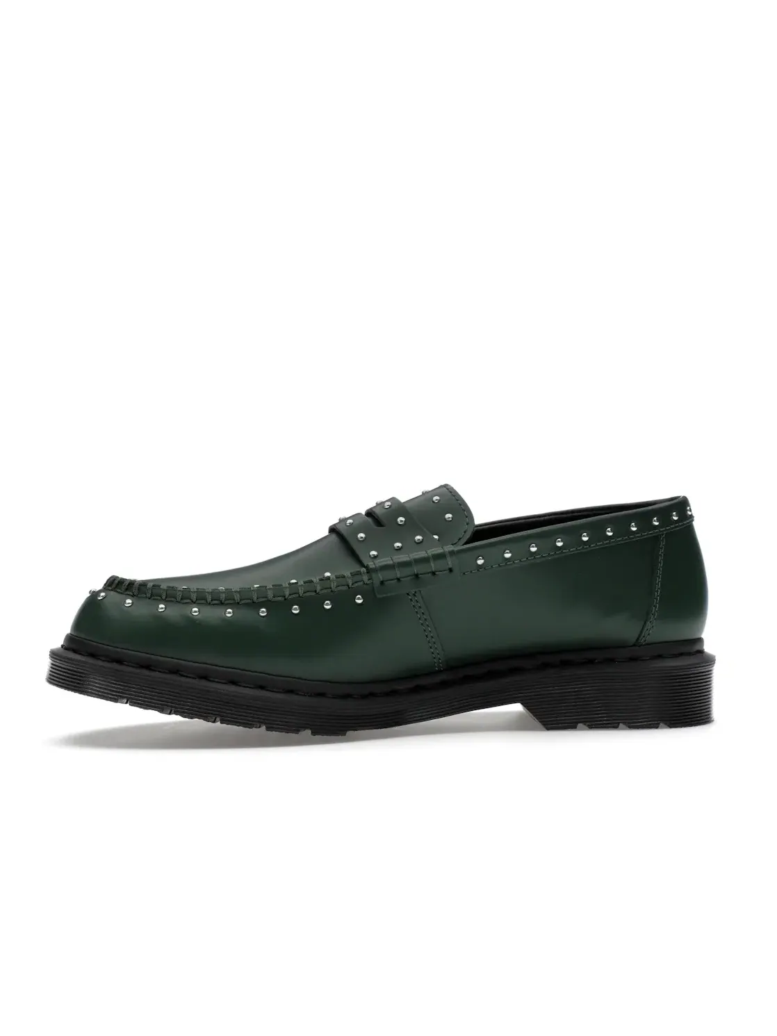 Лоферы мужские Dr. Martens Penton Loafer с шипами, кожа Supreme — изображение 3 из 4, зеленый