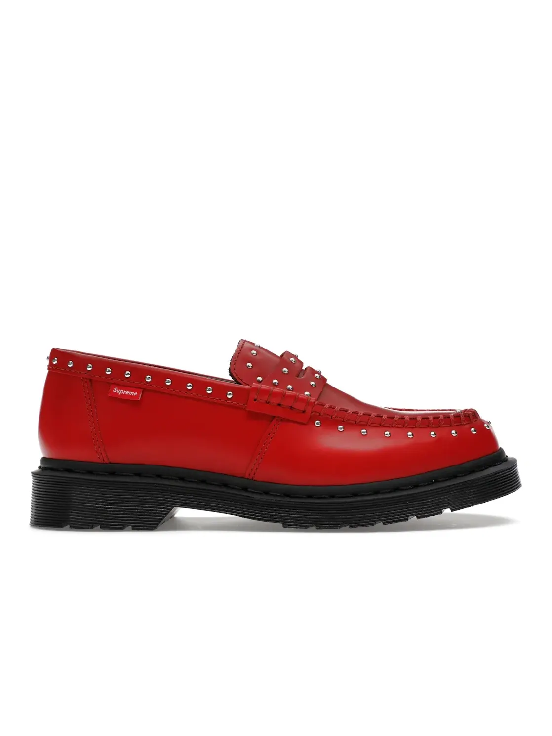 Лоферы мужские Dr. Martens Penton Loafer с шипами — изображение 1 из 4, красный