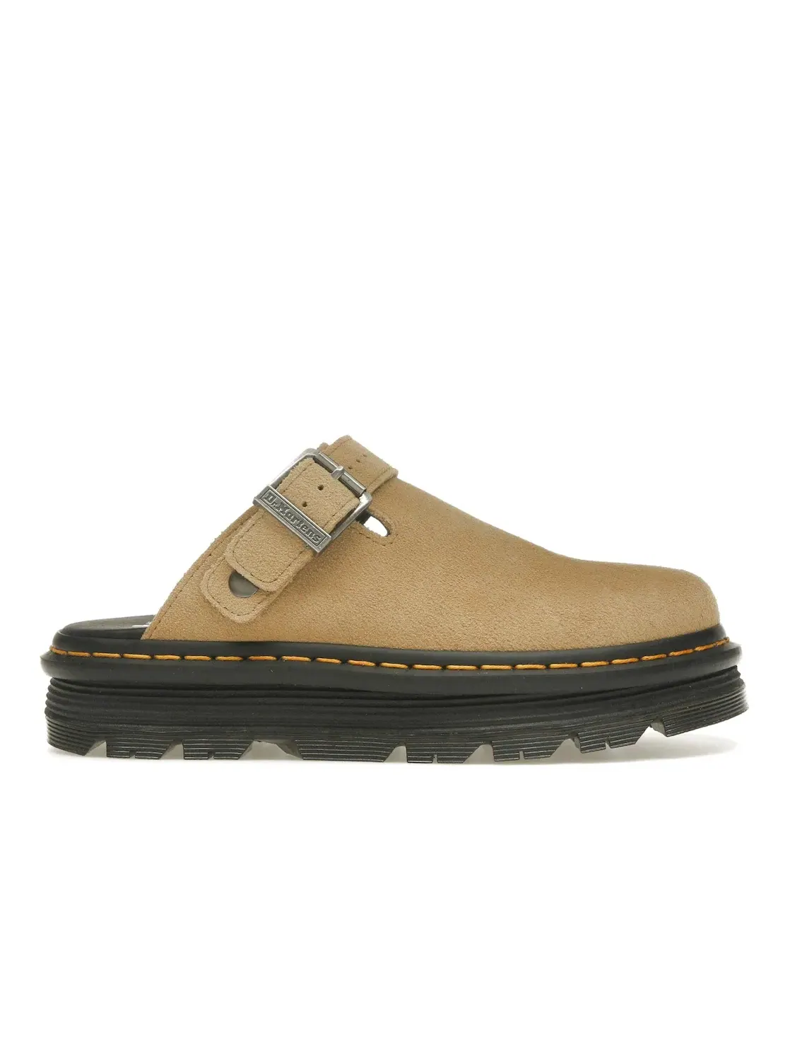 Мюли мужские Dr. Martens Zebzag Suede Slingback Platform Mule — изображение 1 из 4, бежевый
