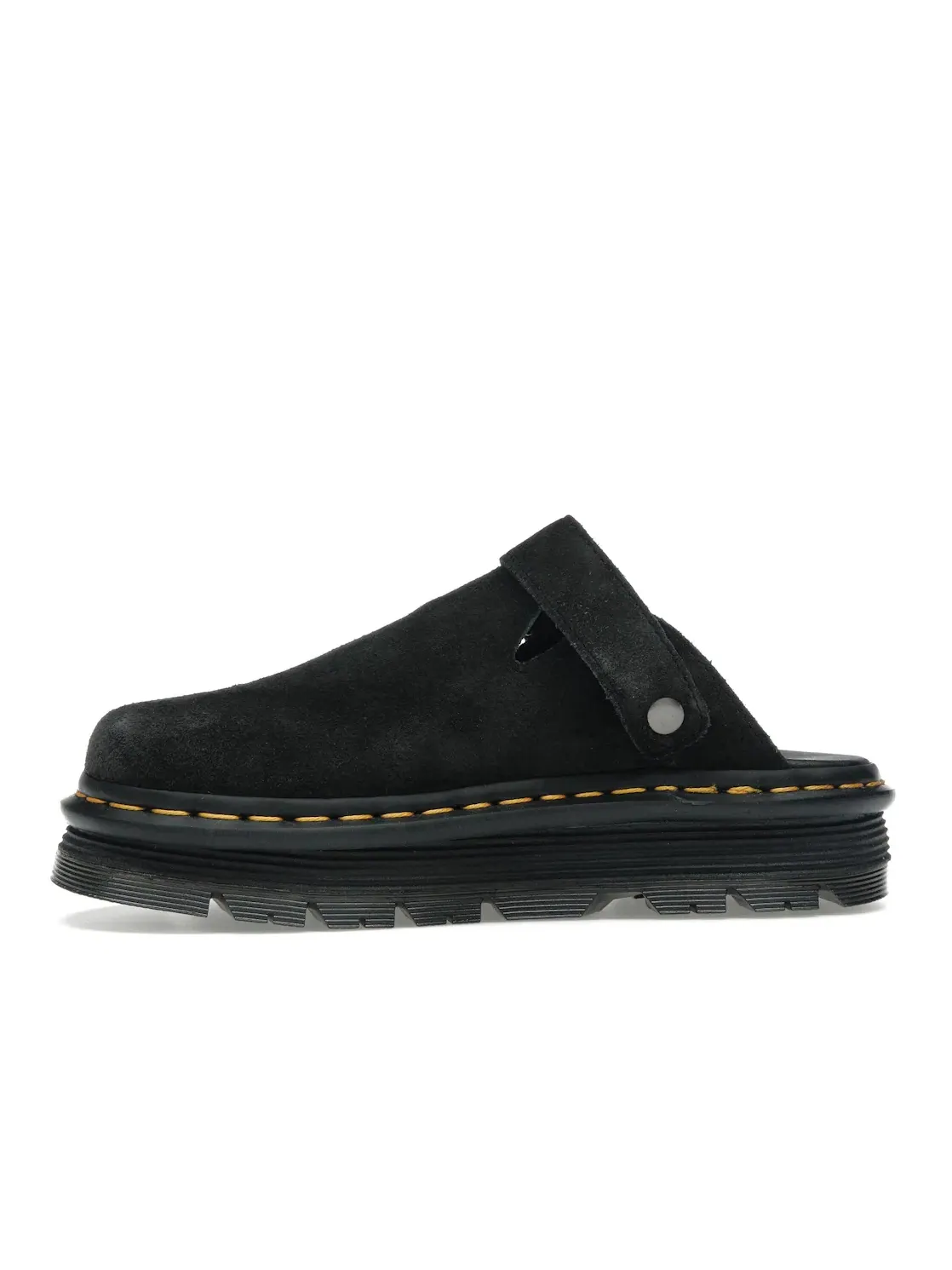 Мюли Dr. Martens Zebzag на платформе из замши — изображение 3 из 4, черный