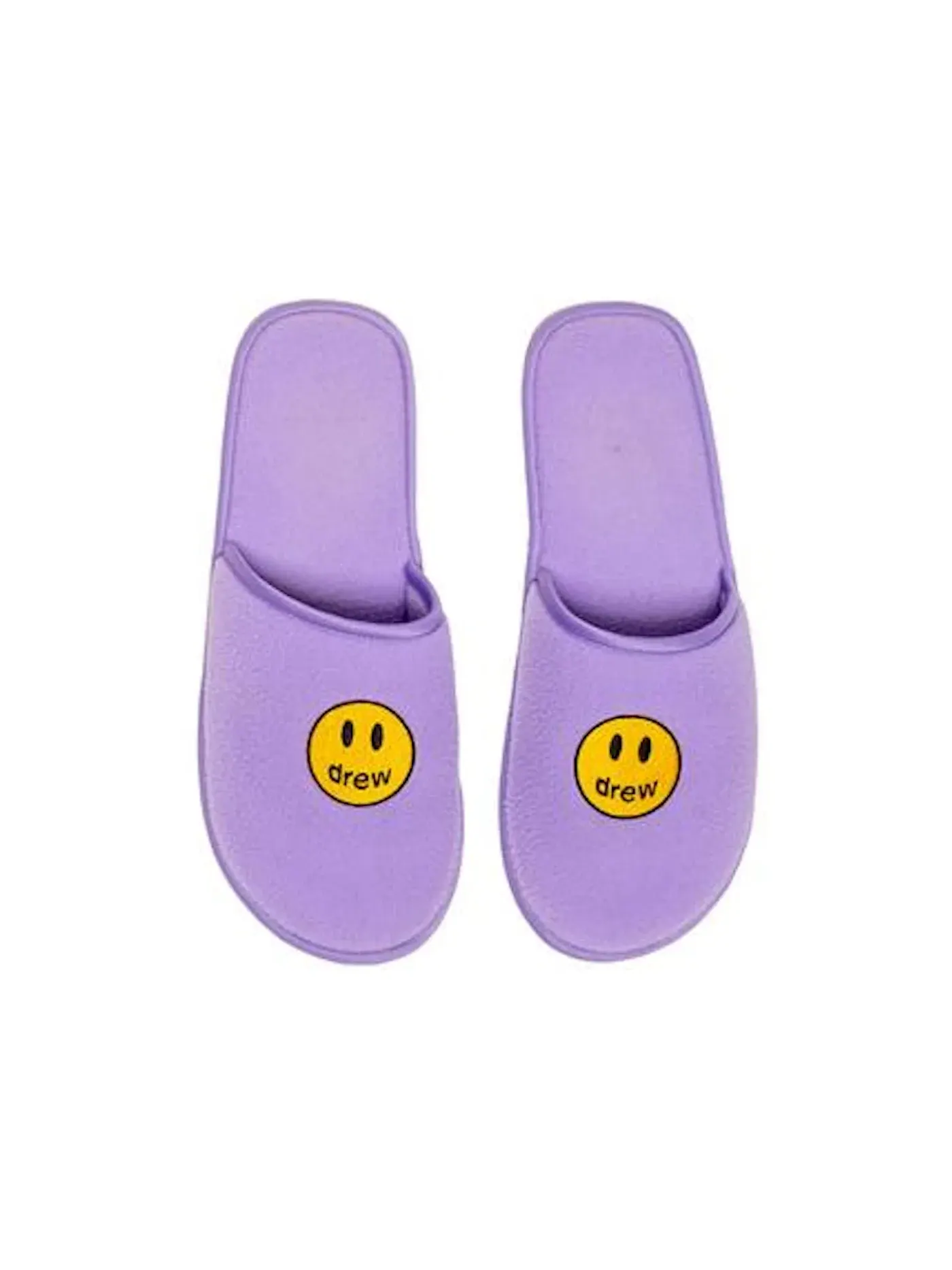 Домашние тапочки с длинным ворсом drew house Slippers — изображение 1 из 1, лавандовый