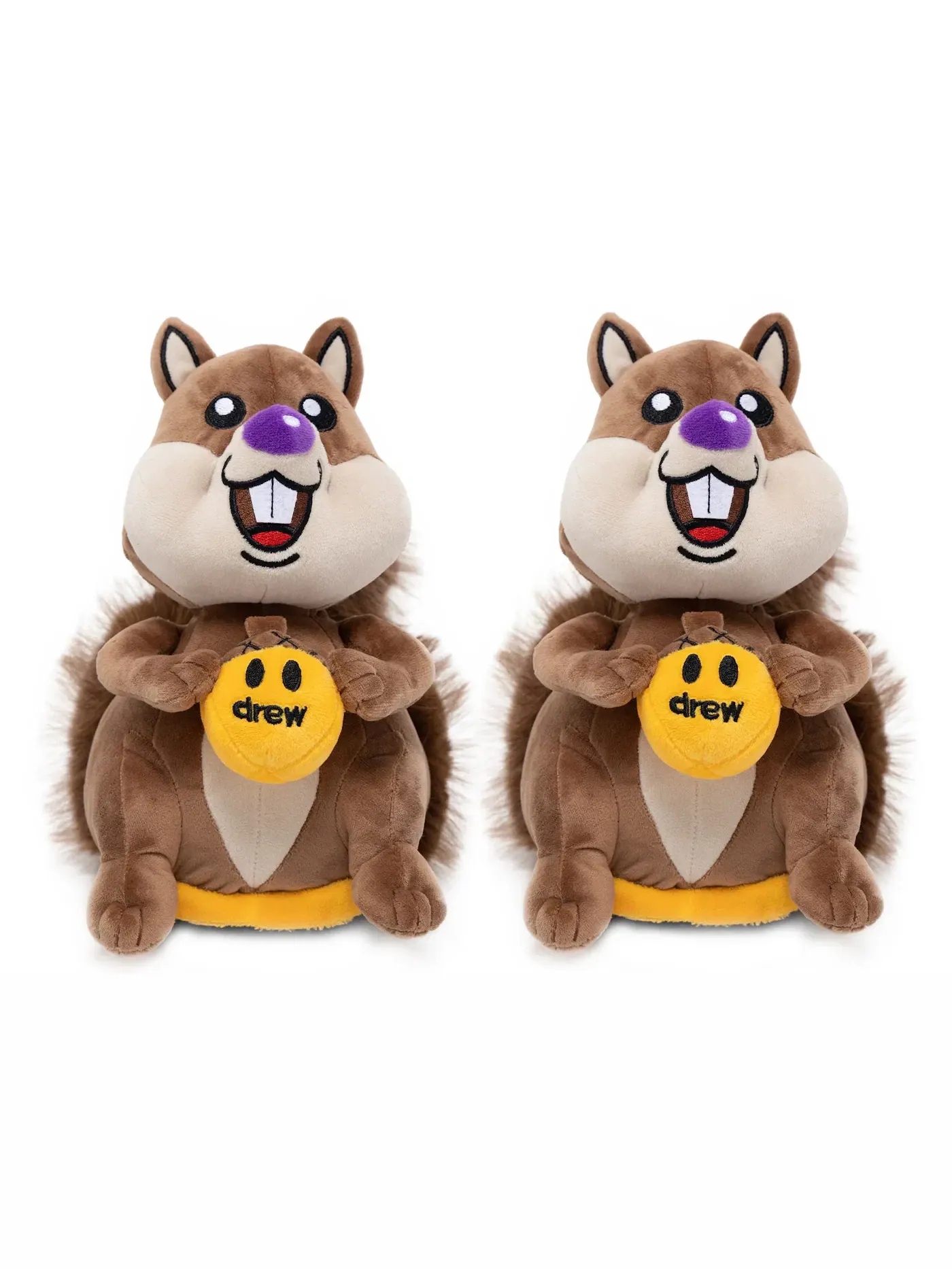 Домашние тапочки drew house Sherman Plush Slipper — изображение 1 из 3, коричневый
