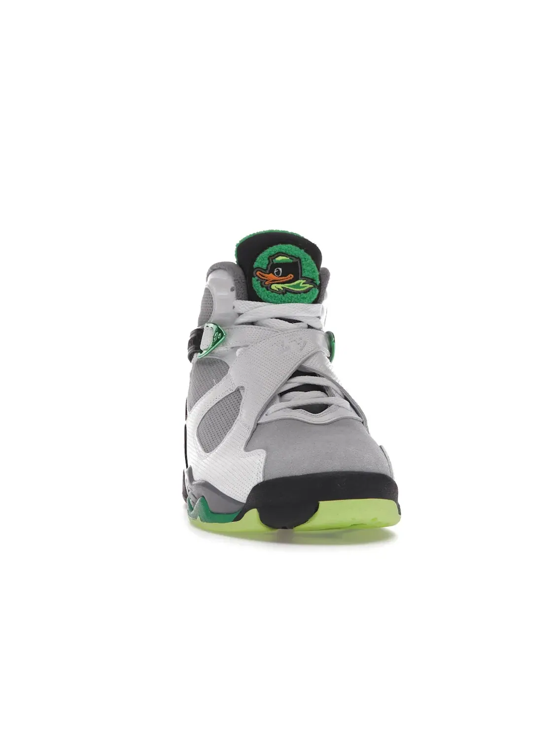 Мужские кроссовки с ремешками Air Jordan VIII White/Grey/Green Jordan — изображение 2 из 4