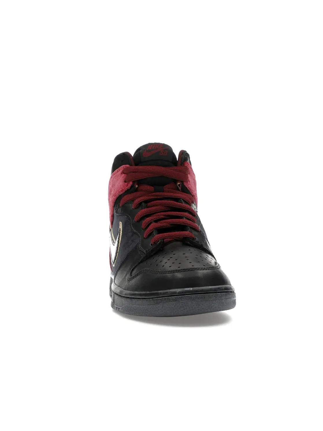 Мужские кроссовки высокие Nike Dunk High Premium SB — изображение 2 из 4, черный/черный