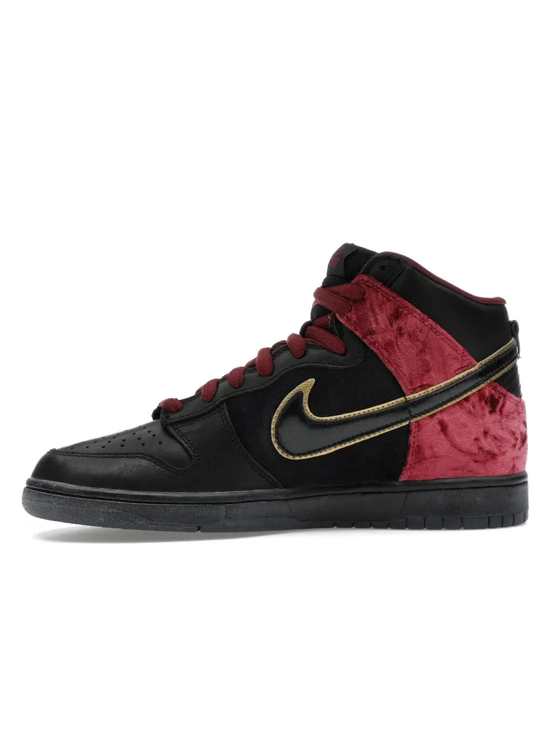Мужские кроссовки высокие Nike Dunk High Premium SB — изображение 3 из 4, черный/черный