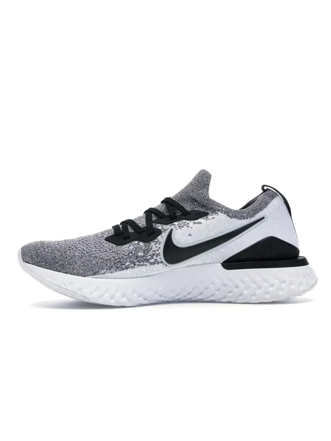 Мужские кроссовки с технологией React Flyknit Nike Epic React Flyknit 2 — изображение 3 из 4, белый платиновый черный