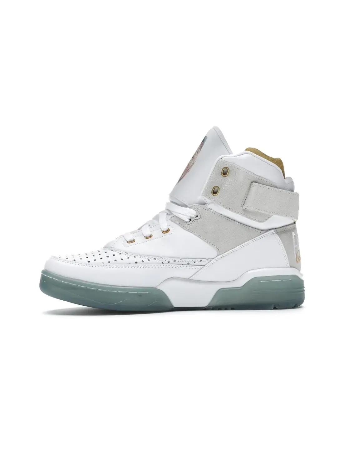 Мужские кроссовки Lifestyle Ewing 33 Hi Ewing Athletics — изображение 3 из 4, белый/серый-золотистый