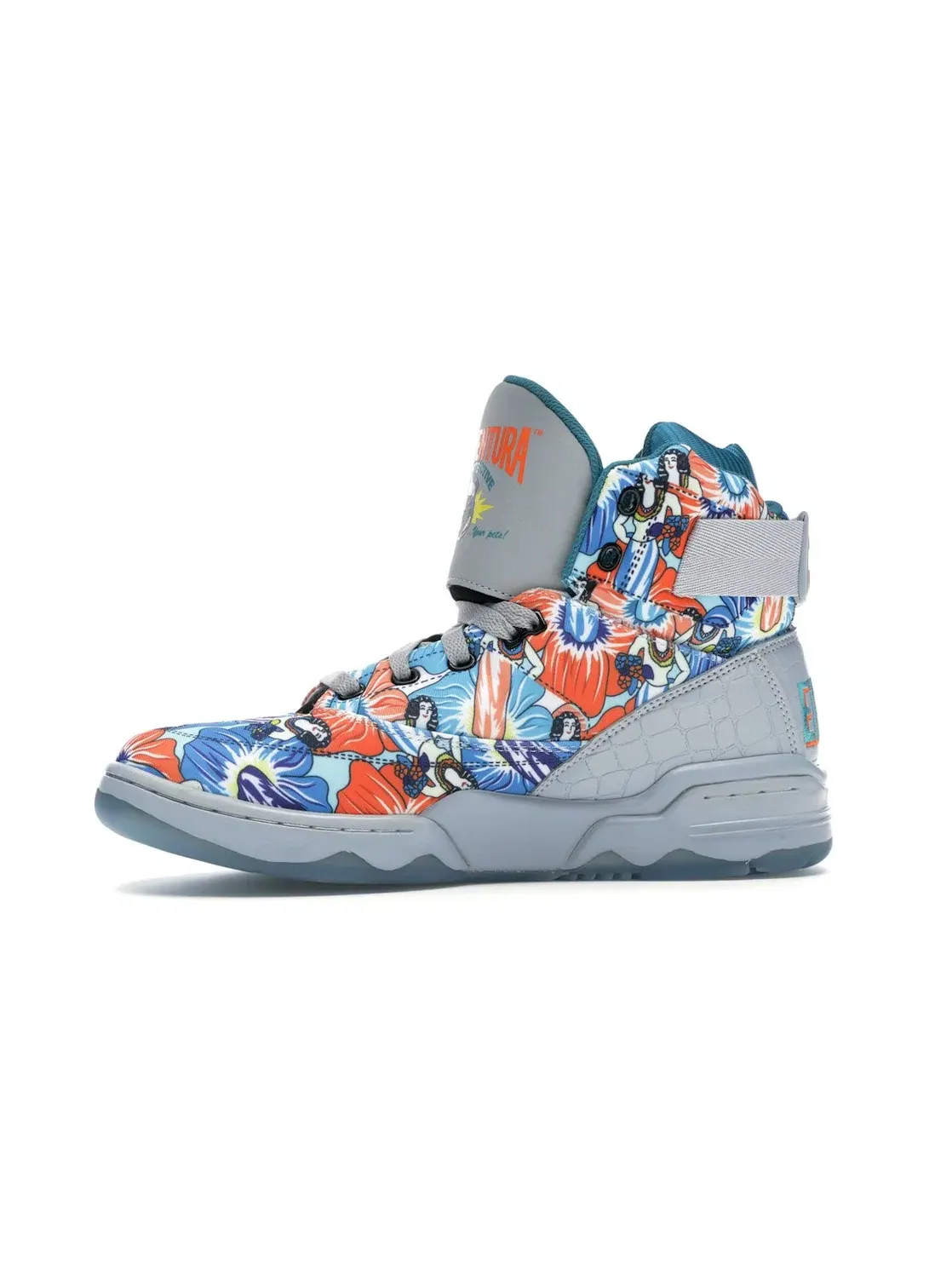 Мужские кроссовки Lifestyle Ewing 33 Hi Ewing Athletics — изображение 3 из 4, серый/оранжевый-синий