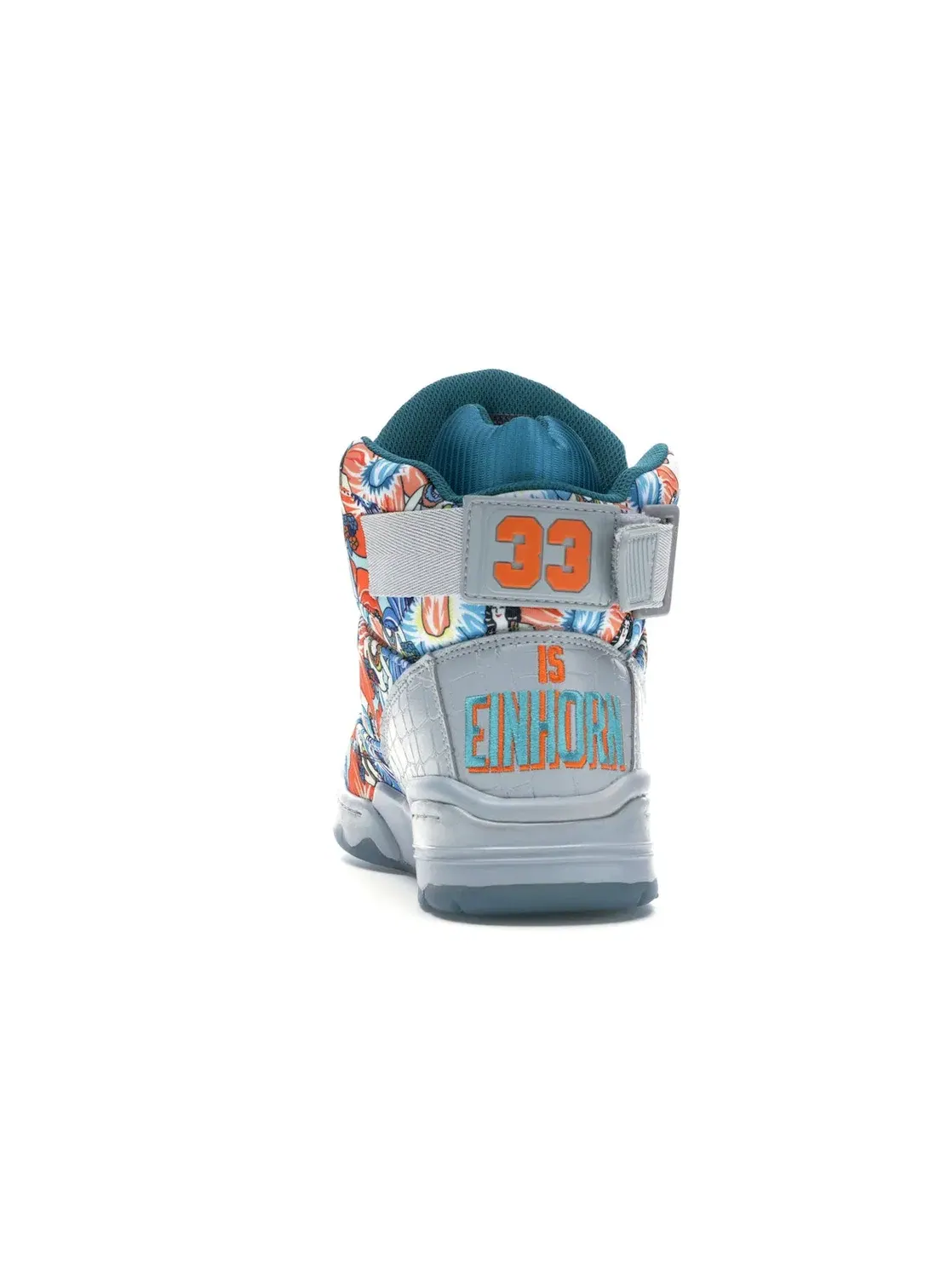 Мужские кроссовки Lifestyle Ewing 33 Hi Ewing Athletics — изображение 4 из 4, серый/оранжевый-синий
