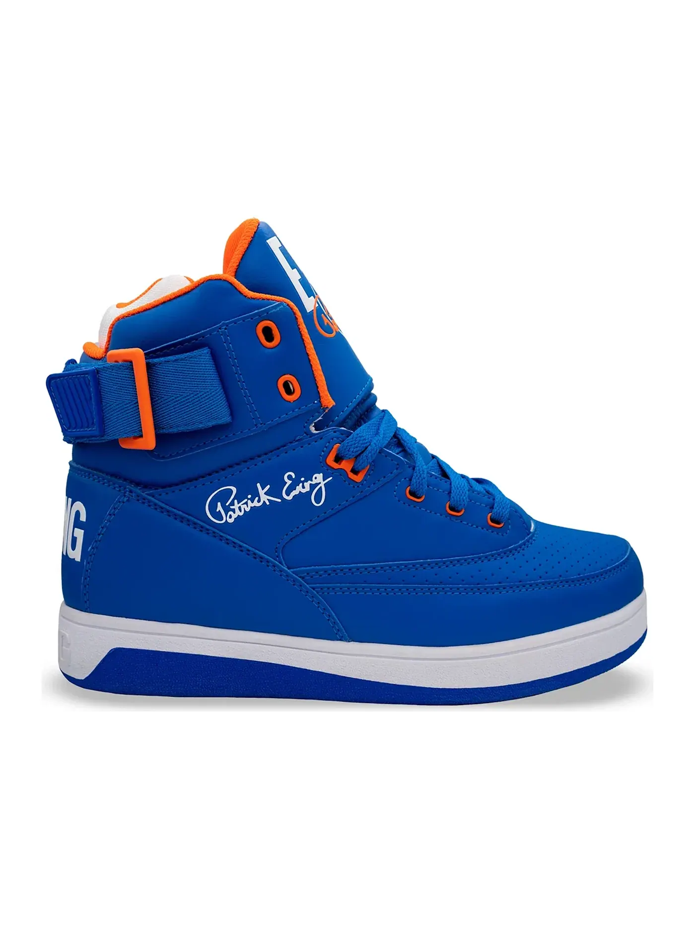 Мужские кроссовки Lifestyle Ewing 33 Hi x Orion Ewing Athletics — изображение 1 из 1, синий/оранжевый-белый