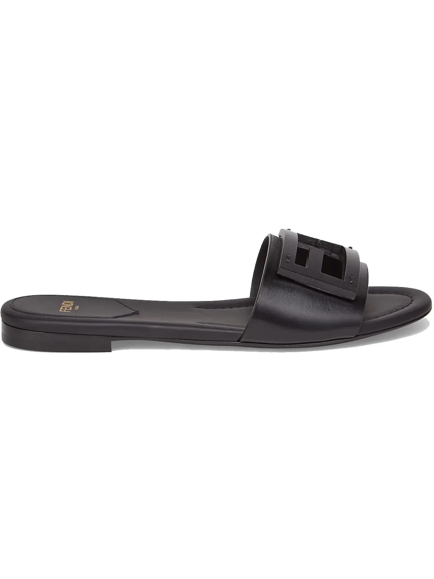 Женские шлепанцы с принтом Fendi by Marc Jacobs Baguette Slides Fendi — изображение 1 из 1, черный