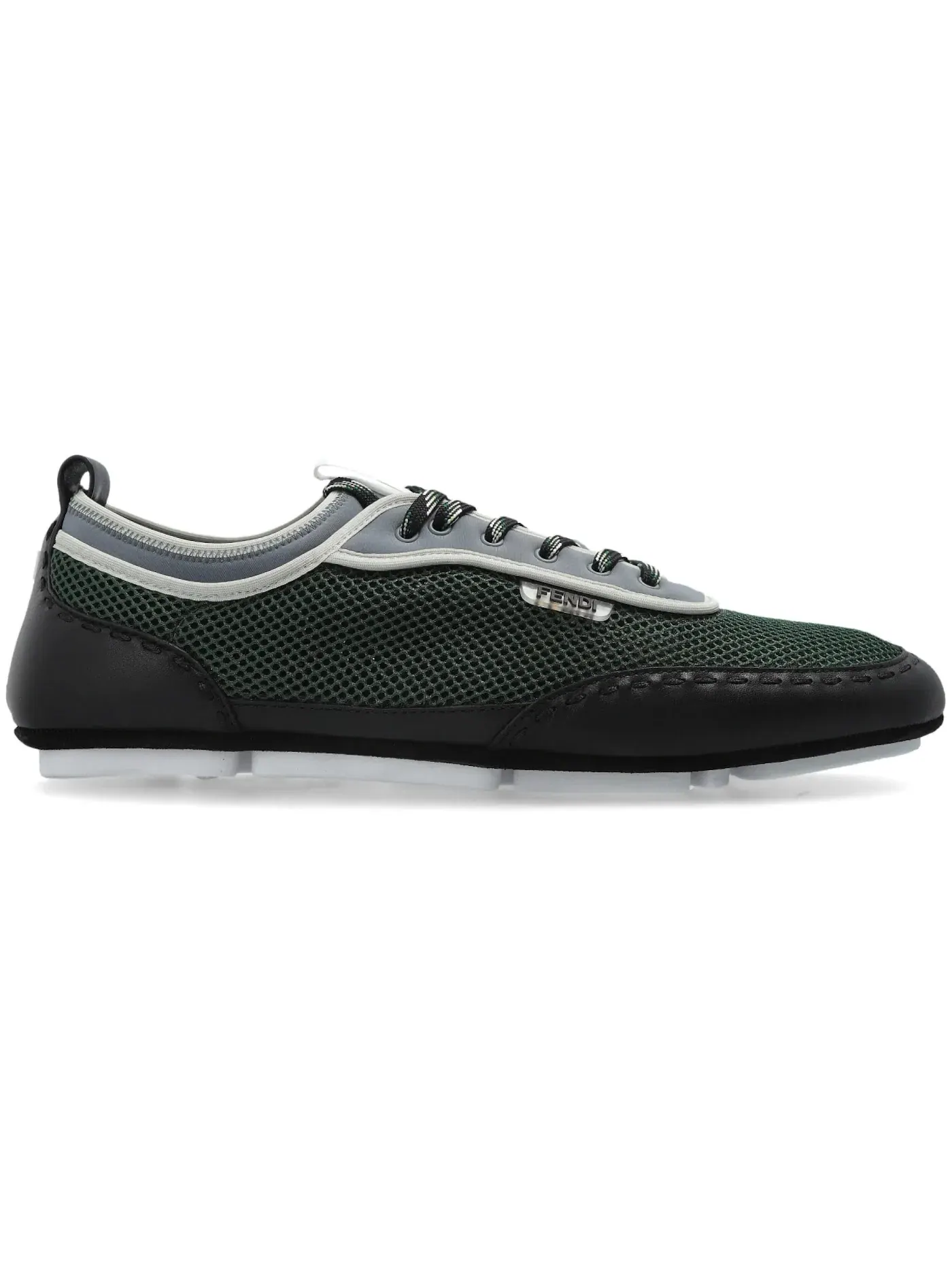 Мужские кроссовки Fendi Fit Sneaker Fendi — изображение 1 из 1, зеленый/черный
