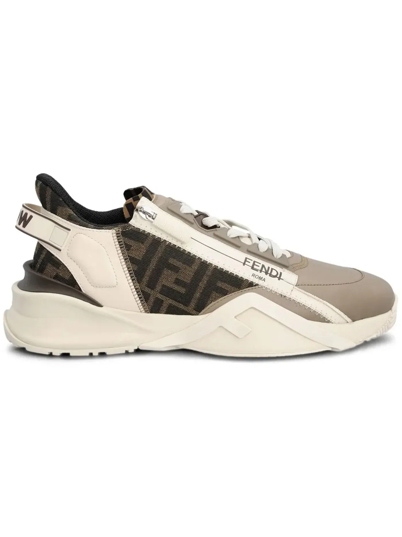 Мужские кроссовки Fendi Flow Fendi — изображение 1 из 1, бежевый