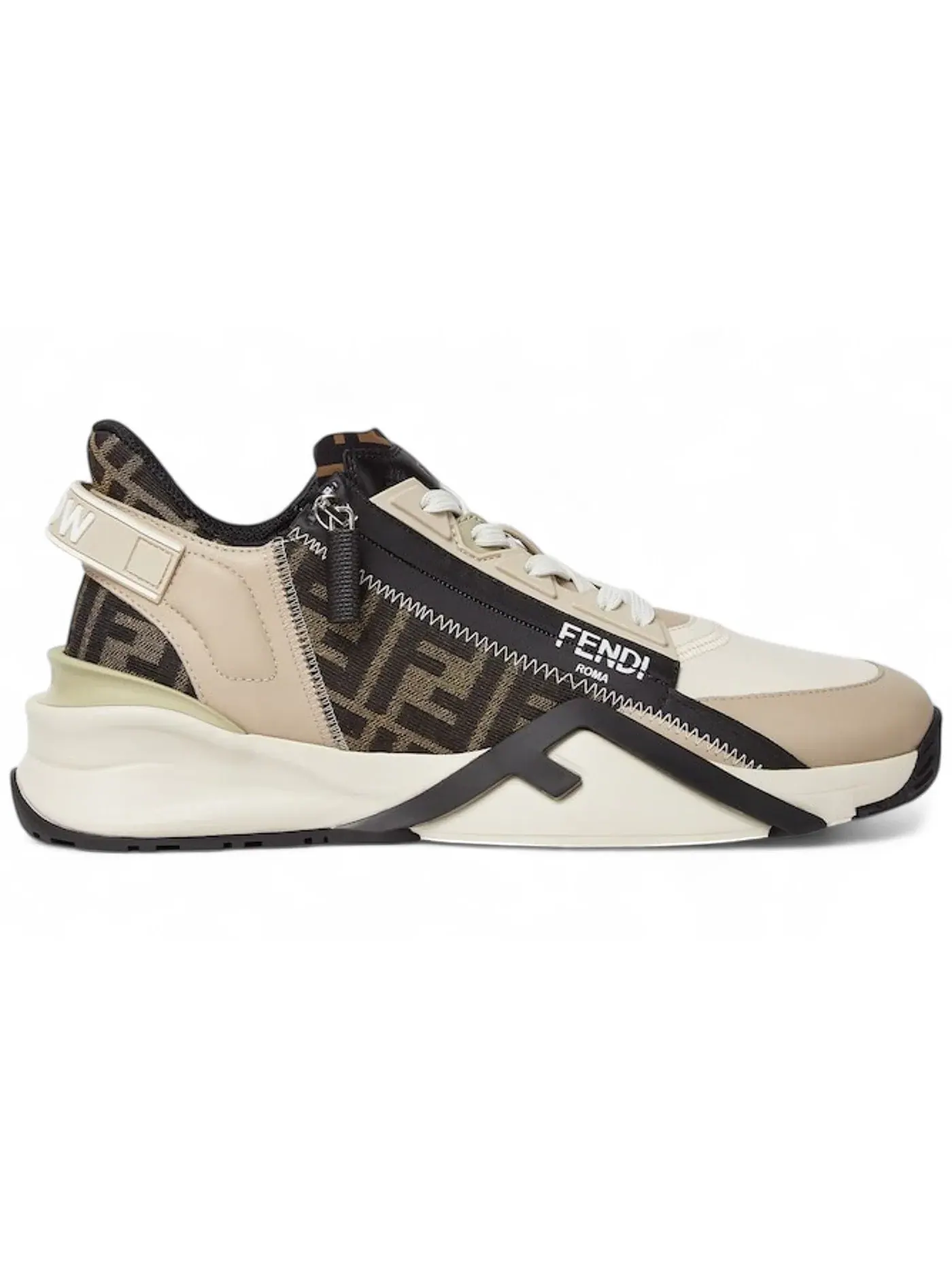 Мужские кроссовки Lifestyle Fendi Flow Low Fendi — изображение 1 из 1, бежевый