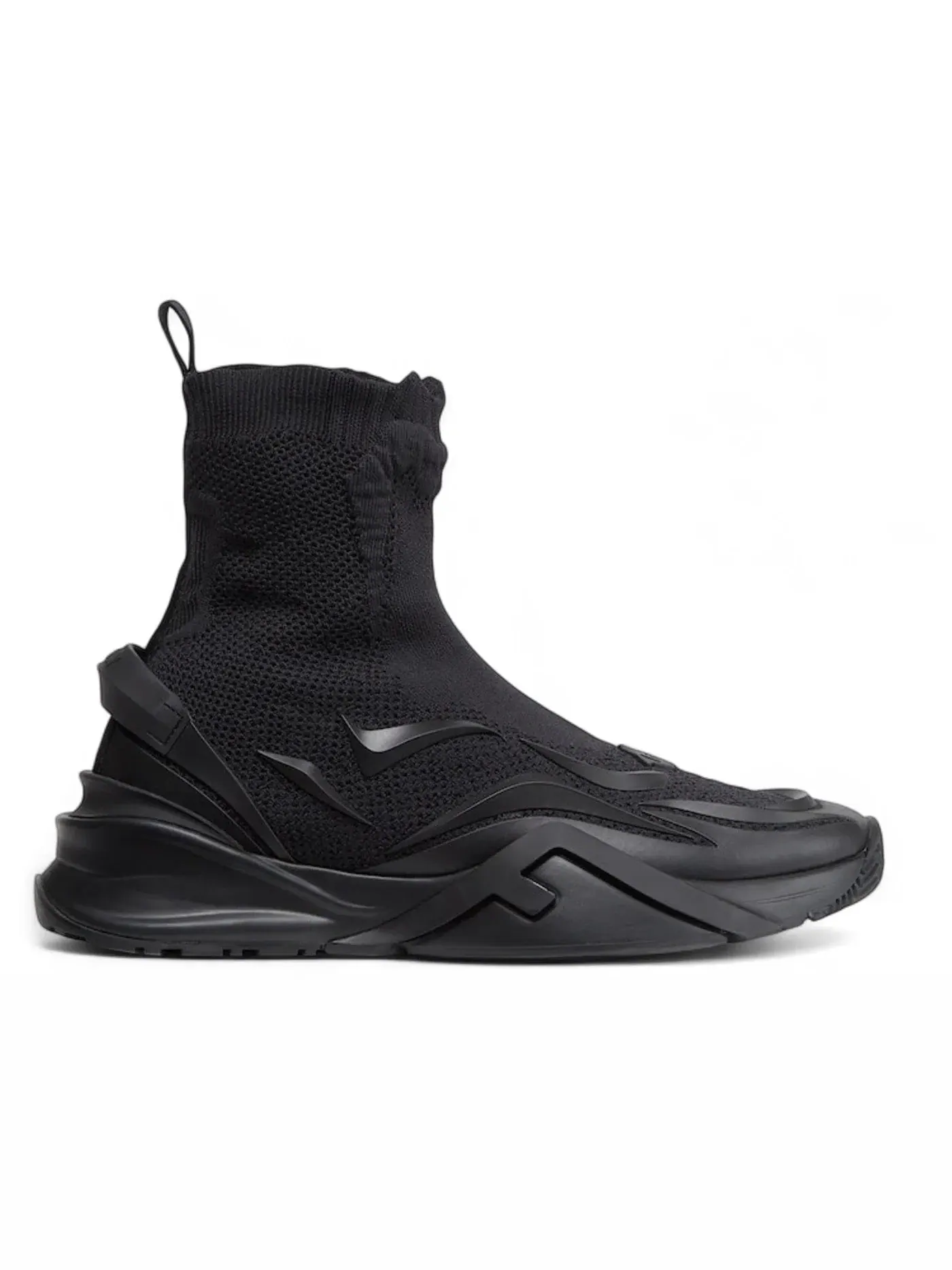 Мужские кроссовки с сетчатым верхом Fendi Flow Mesh Running Sneaker Fendi — изображение 1 из 1, черный