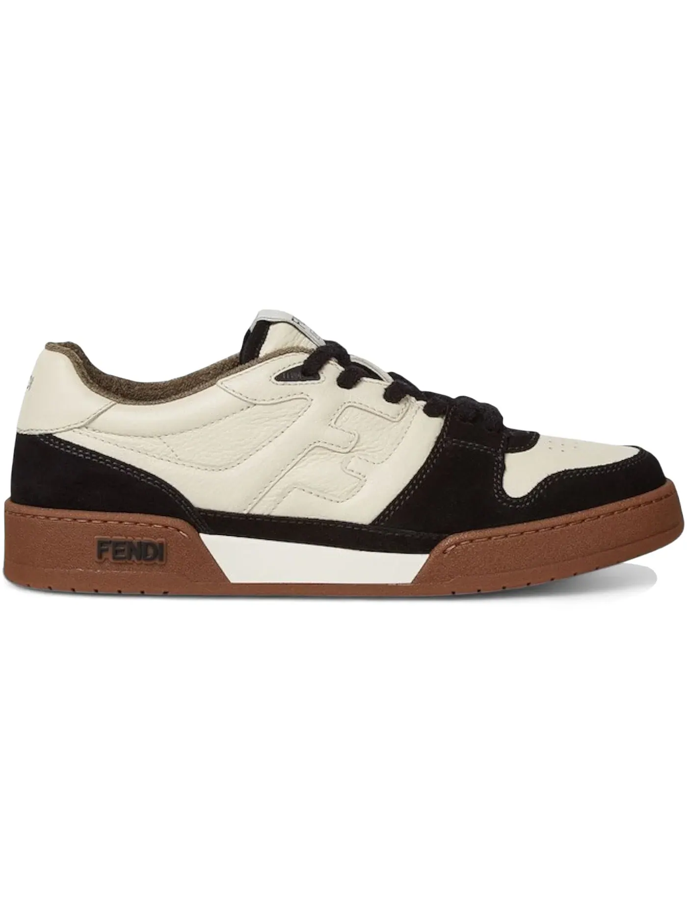 Мужские кроссовки Fendi Match Fendi — изображение 1 из 1, черный/белый