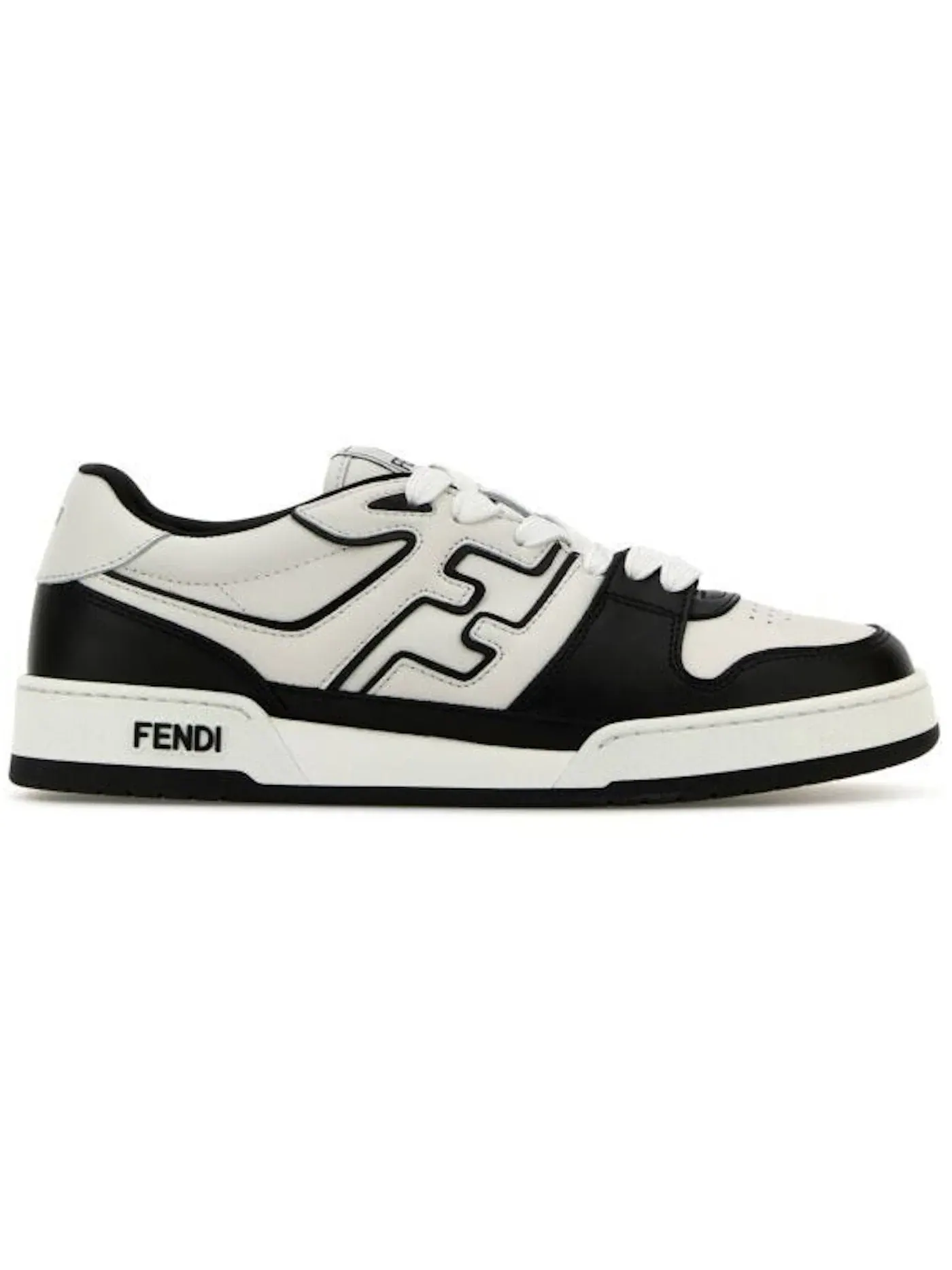 Мужские кроссовки Fendi Match Low Fendi — изображение 1 из 1, белый/черный