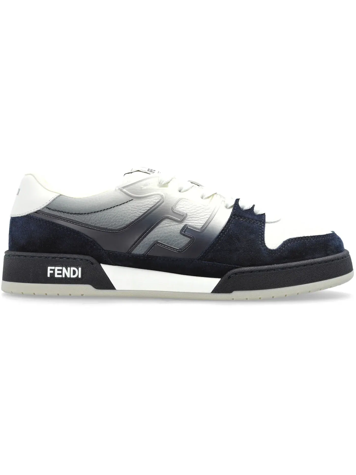 Мужские кроссовки с контрастными вставками Fendi Match Fendi — изображение 1 из 1, белый/синий