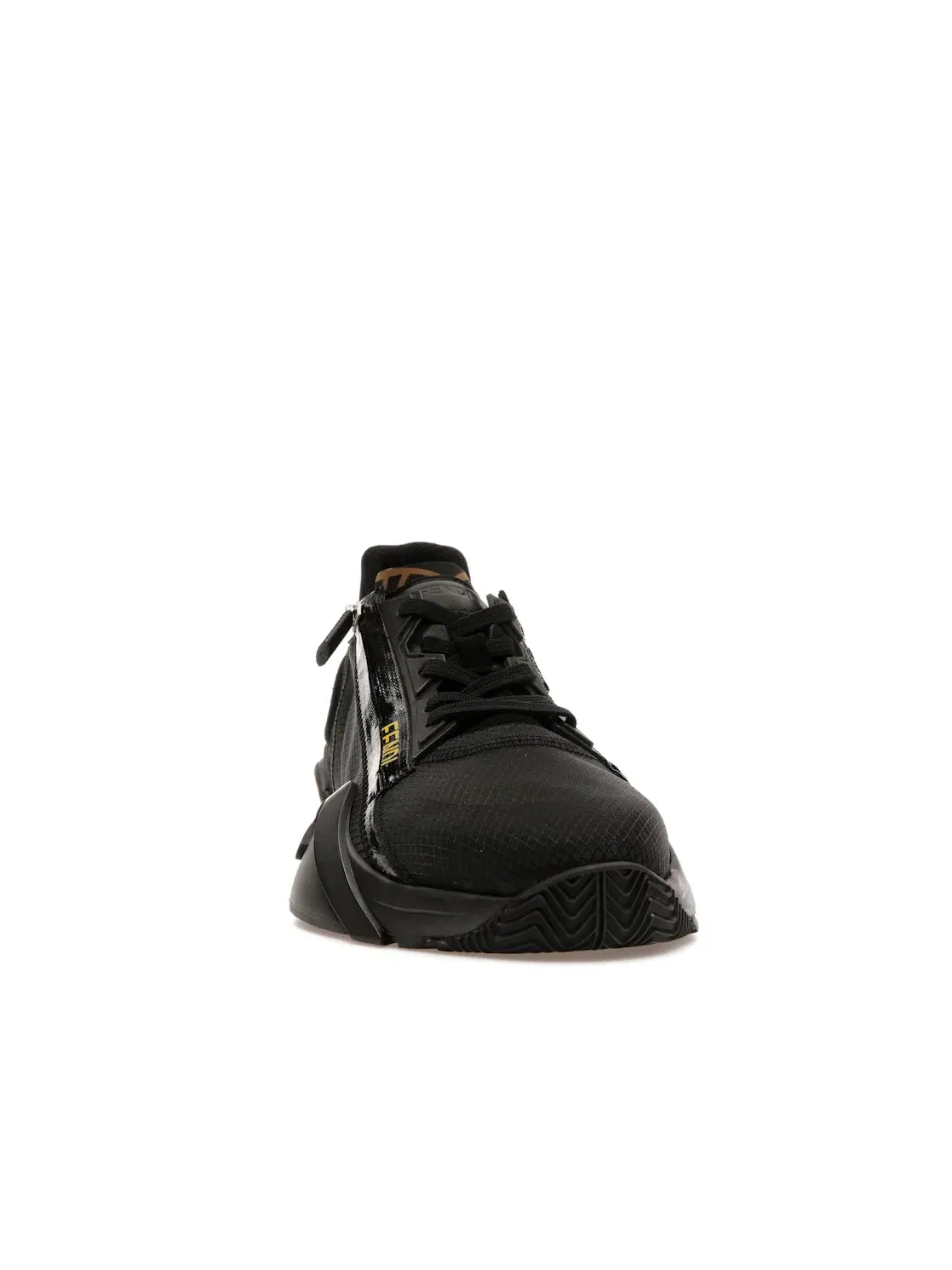 Мужские кроссовки из нейлона Fendi Nylon Low Top Fendi — изображение 2 из 4, черный