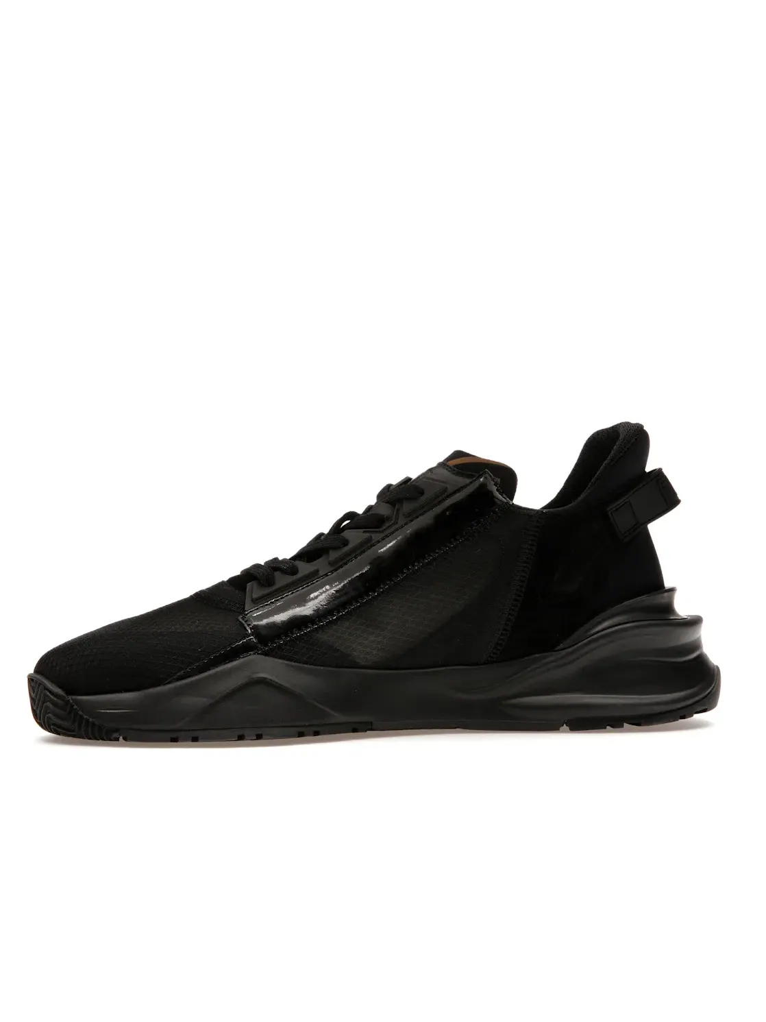 Мужские кроссовки из нейлона Fendi Nylon Low Top Fendi — изображение 3 из 4, черный