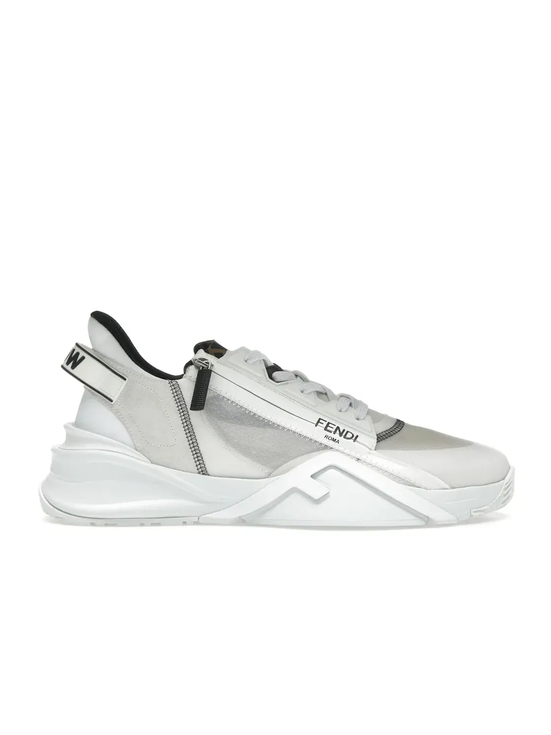 Мужские кроссовки из нейлона Fendi Nylon Low Top Fendi — изображение 1 из 4, белый