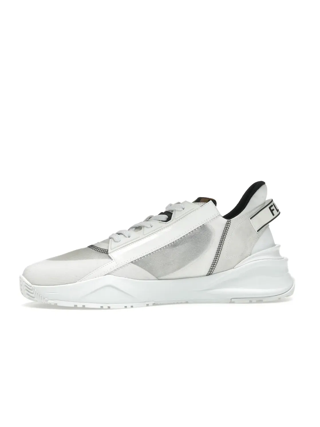 Мужские кроссовки из нейлона Fendi Nylon Low Top Fendi — изображение 3 из 4, белый