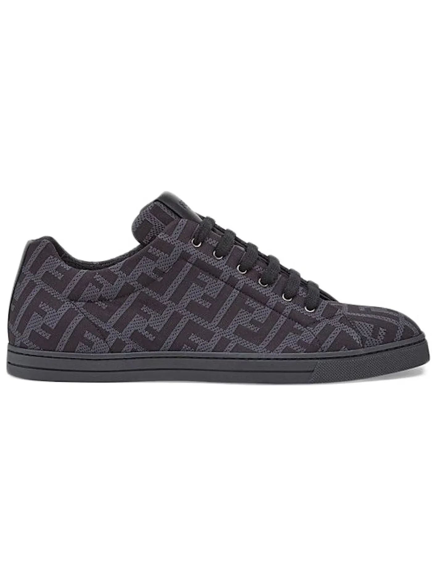 Мужские кроссовки с технологичной тканью Fendi Tech Fabric Low Top Fendi — изображение 1 из 1, серый/черный