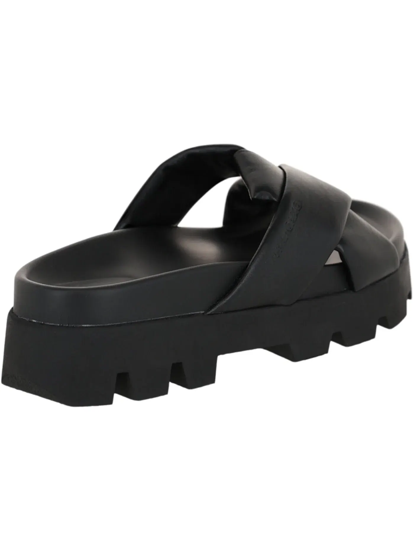 Женские сандалии с рельефной подошвой Ferragamo Air Lug Leatherandals Ferragamo — изображение 3 из 3, черный