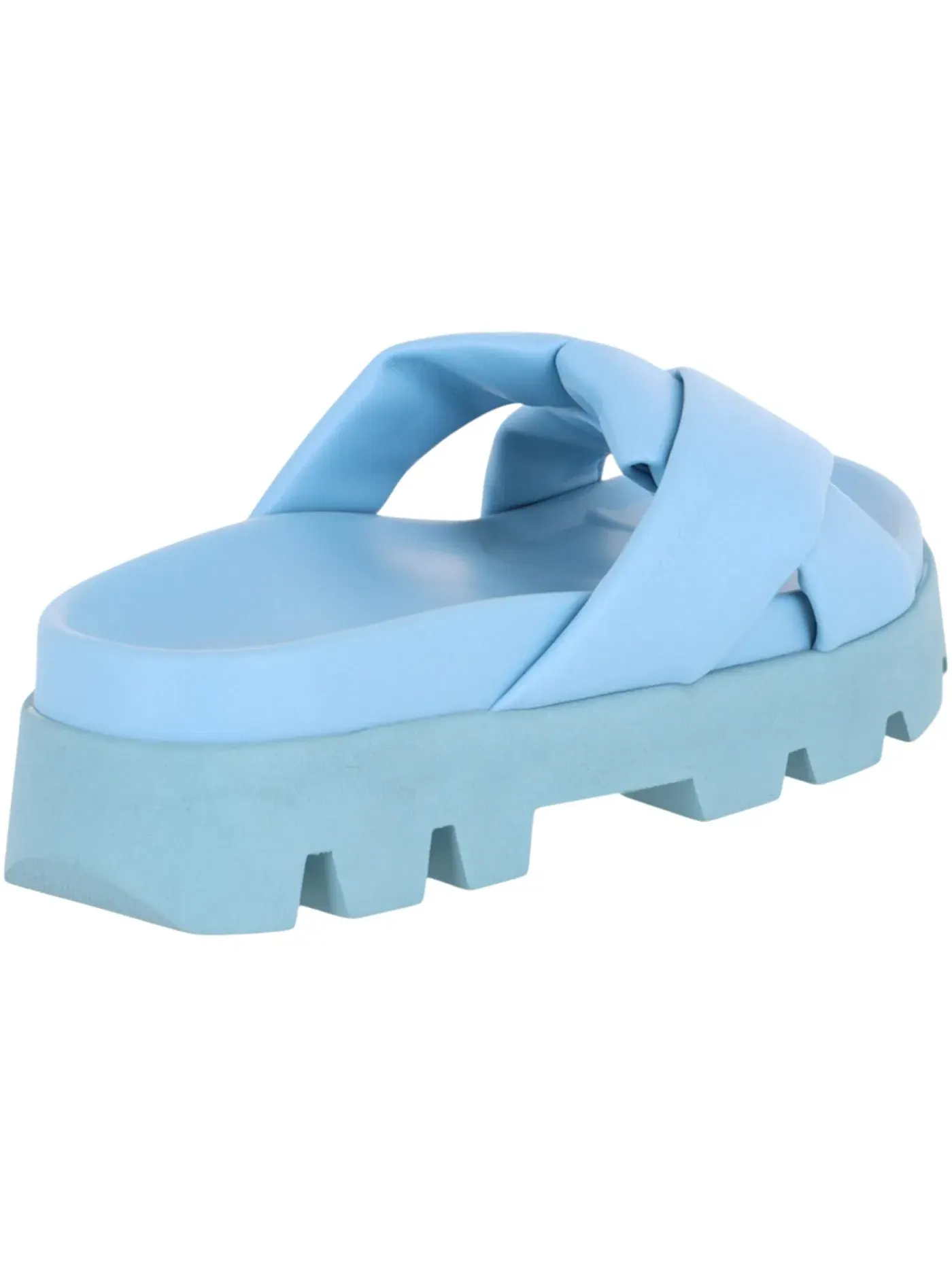 Женские шлепанцы с массивной подошвой Ferragamo Air Lug Slides — изображение 3 из 3, синий