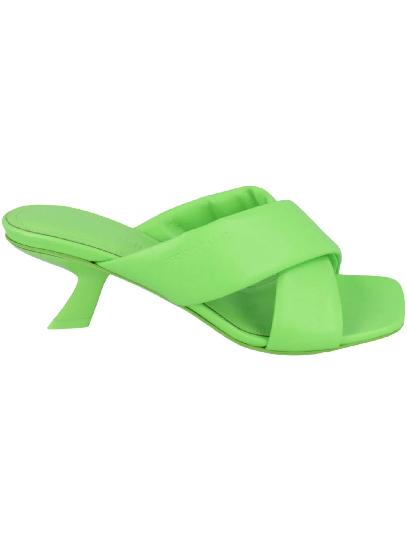 Женские босоножки на каблуке с ремешками Ferragamo Aldura Heel Sandals Ferragamo — изображение 1 из 3, зеленый
