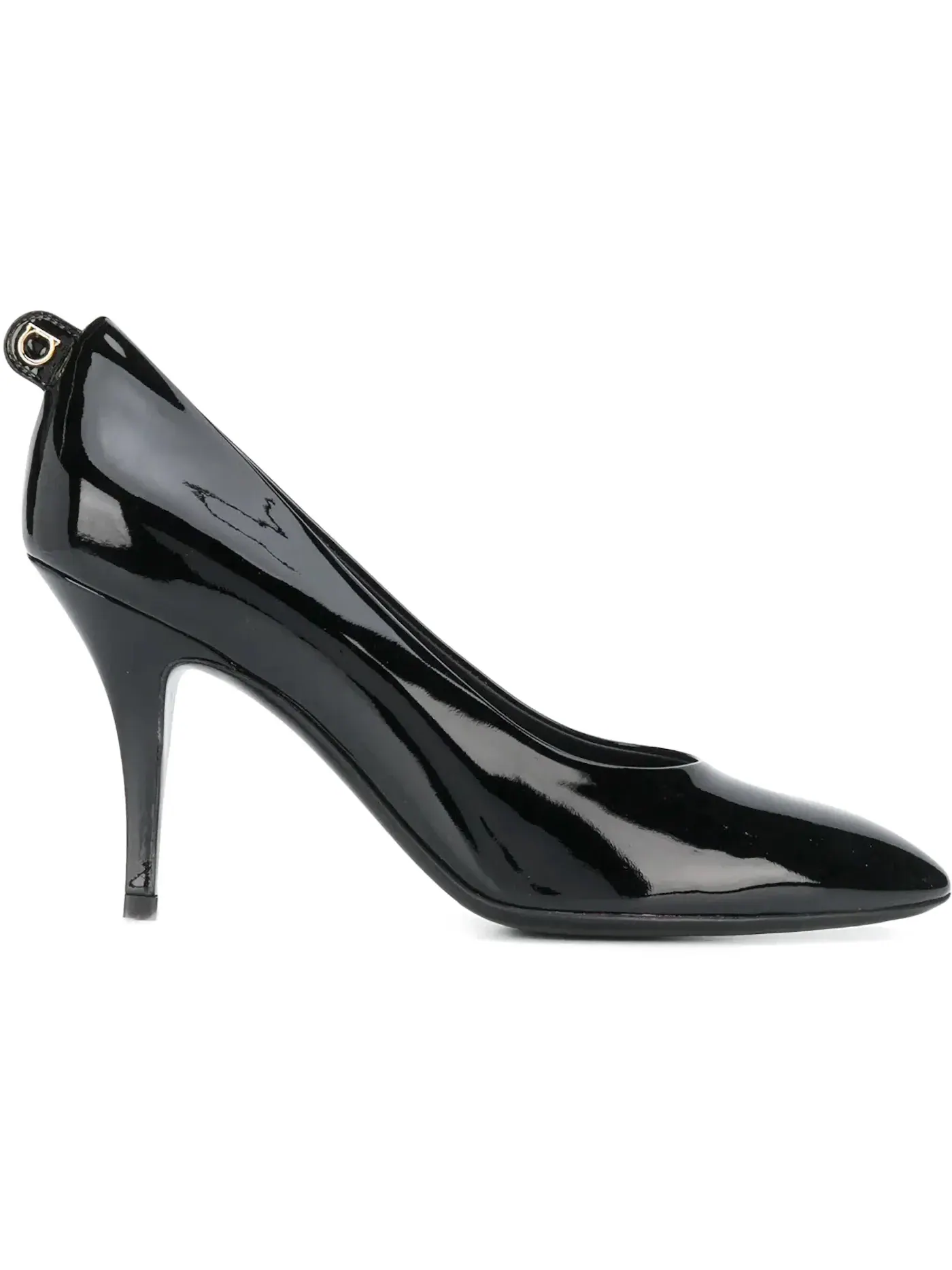 Женские туфли-лодочки с миндальным мысом Ferragamo Almond-Toe Pumps — изображение 1 из 1, черный