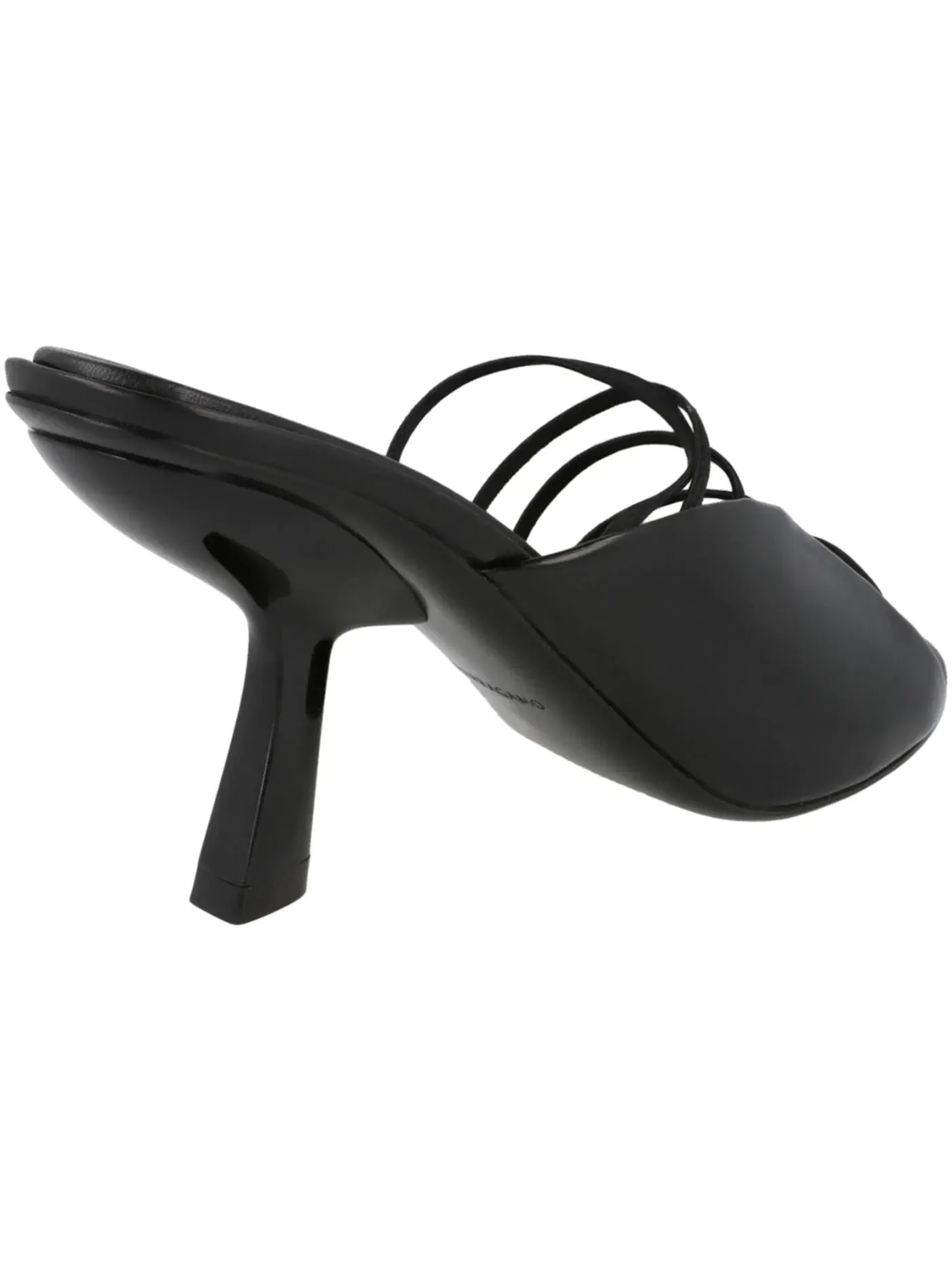 Женские босоножки на каблуке с ремешками Ferragamo Altaire Strappy Mules — изображение 3 из 3, черный