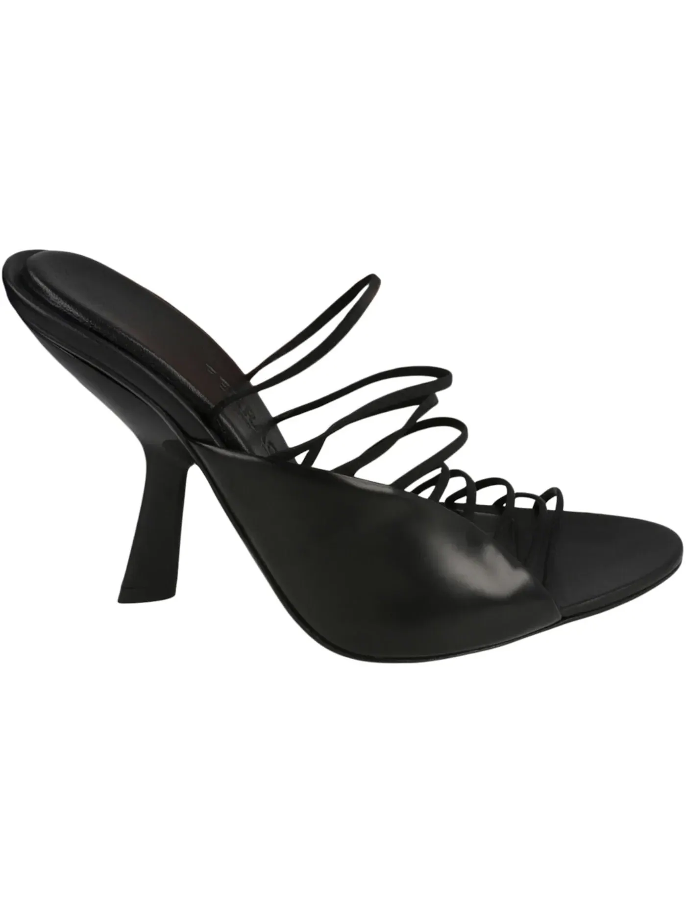 Женские босоножки на каблуке с ремешками Ferragamo Altaire Strappy Sandals — изображение 1 из 3, черный