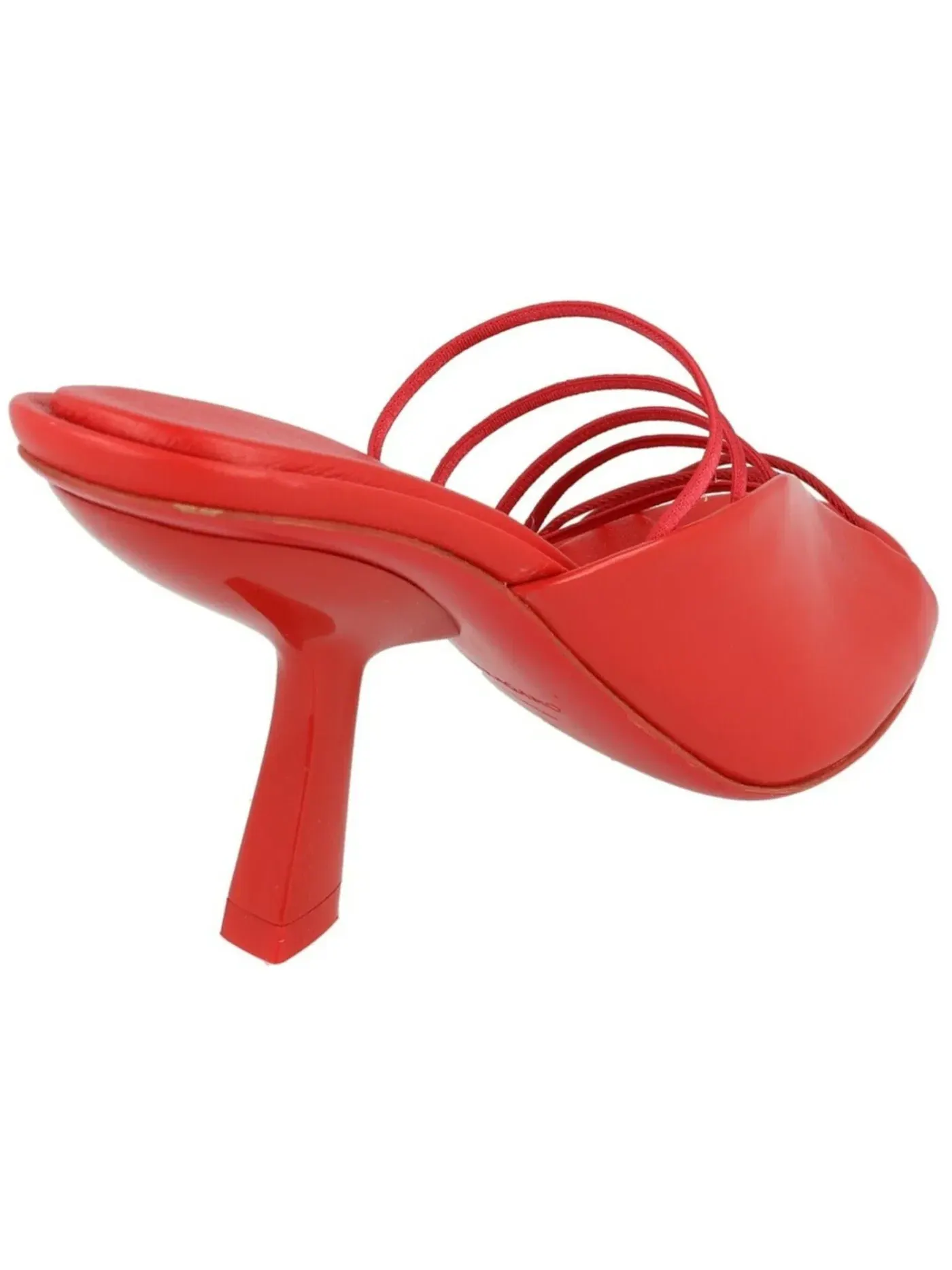 Женские босоножки на каблуке с ремешками Ferragamo Altaire Strappy Sandals — изображение 3 из 3, красный