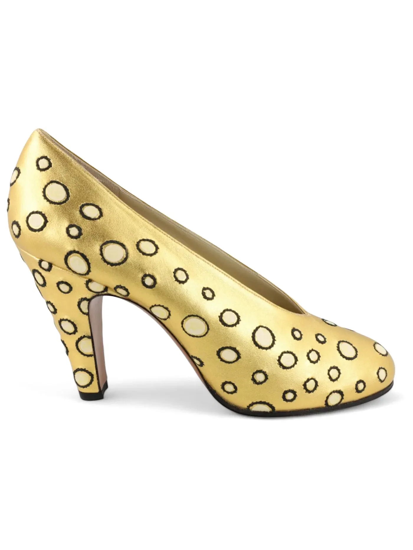 Женские туфли на каблуке лимитированной коллекции Ferragamo Argo Archive Limited Edition 1930s Pumps — изображение 1 из 3