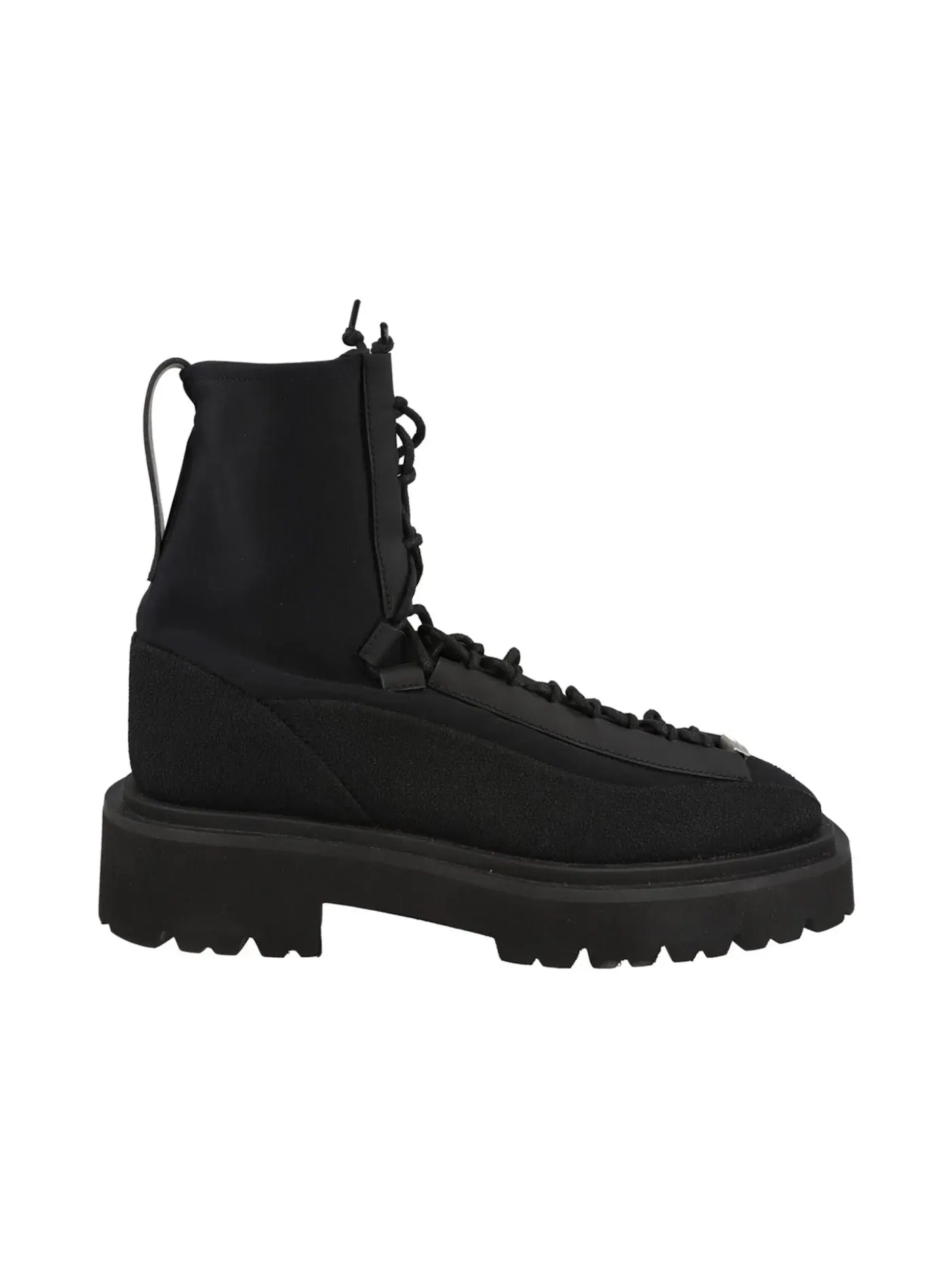 Женские ботинки-челси с принтом Ferragamo Atlante Lace Up Ankle Boots — изображение 1 из 3, черный