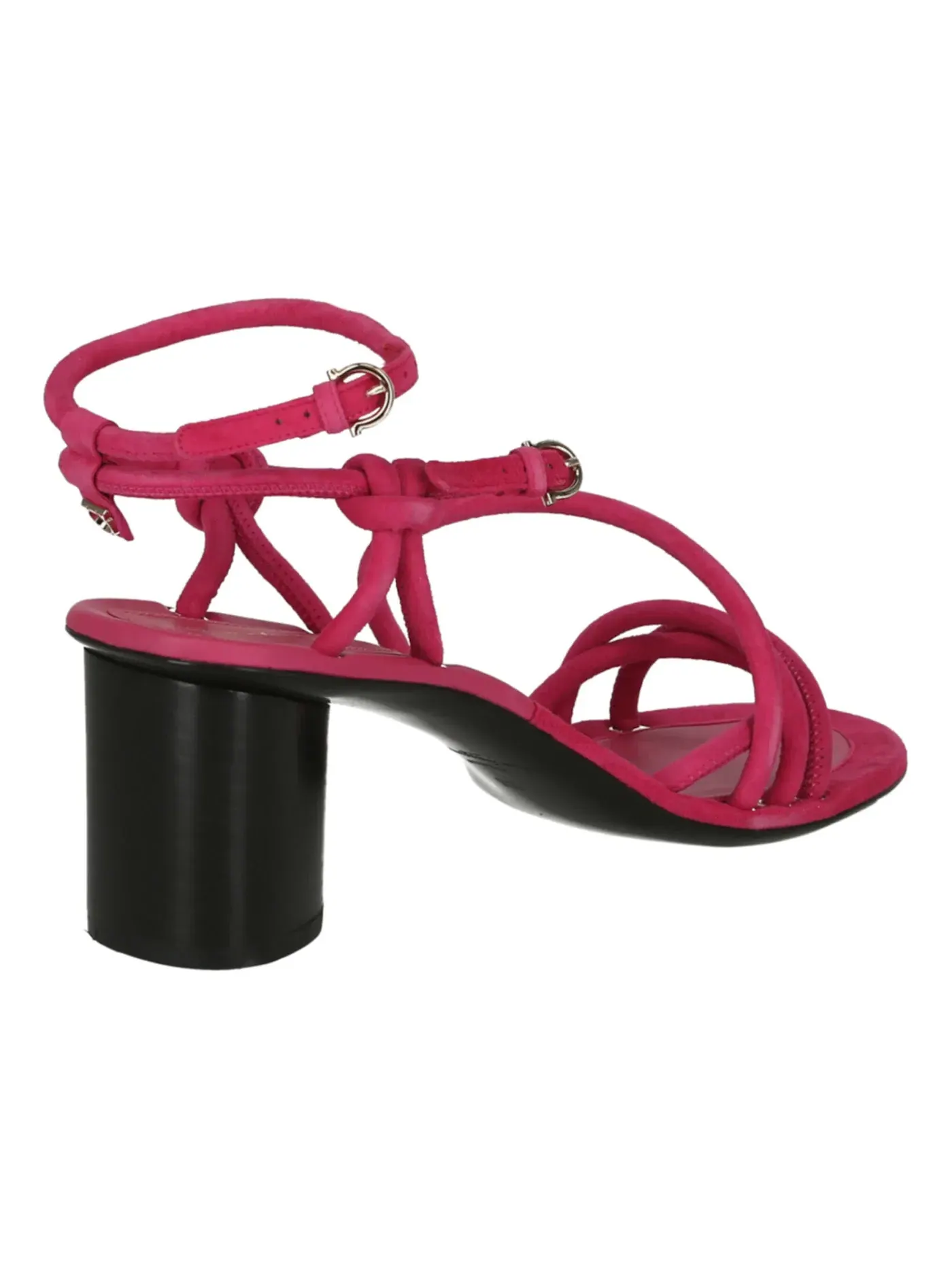 Женские босоножки на каблуке Augusta 60 Ferragamo — изображение 3 из 3, розовый