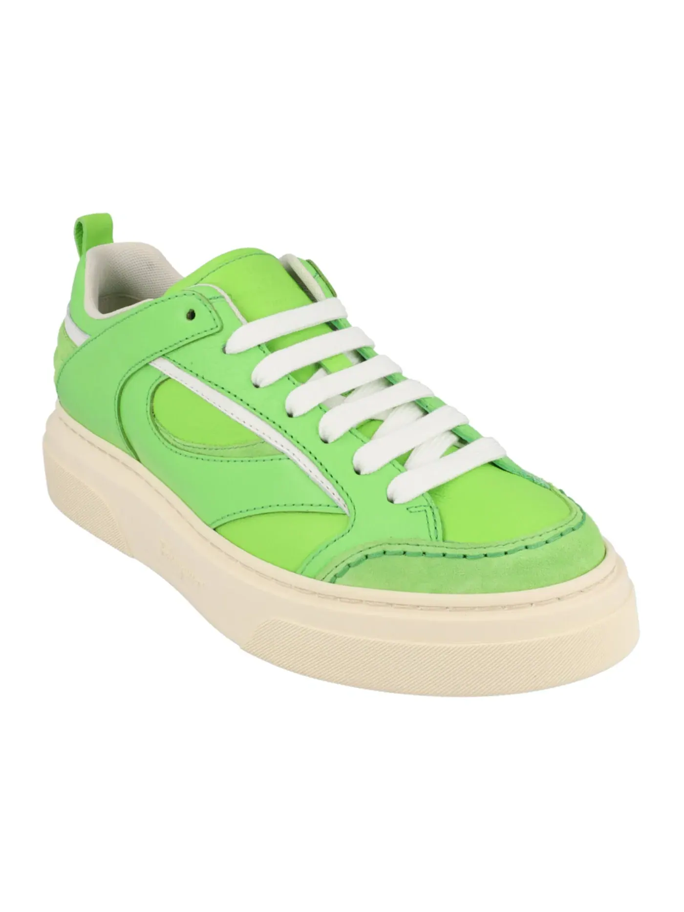 Мужские кеды с низким верхом Ferragamo Cassina Low Top — изображение 2 из 3, зеленый
