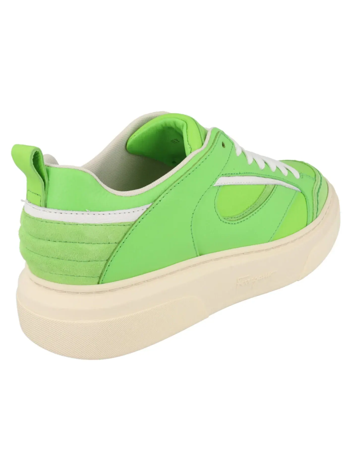 Мужские кеды с низким верхом Ferragamo Cassina Low Top — изображение 3 из 3, зеленый