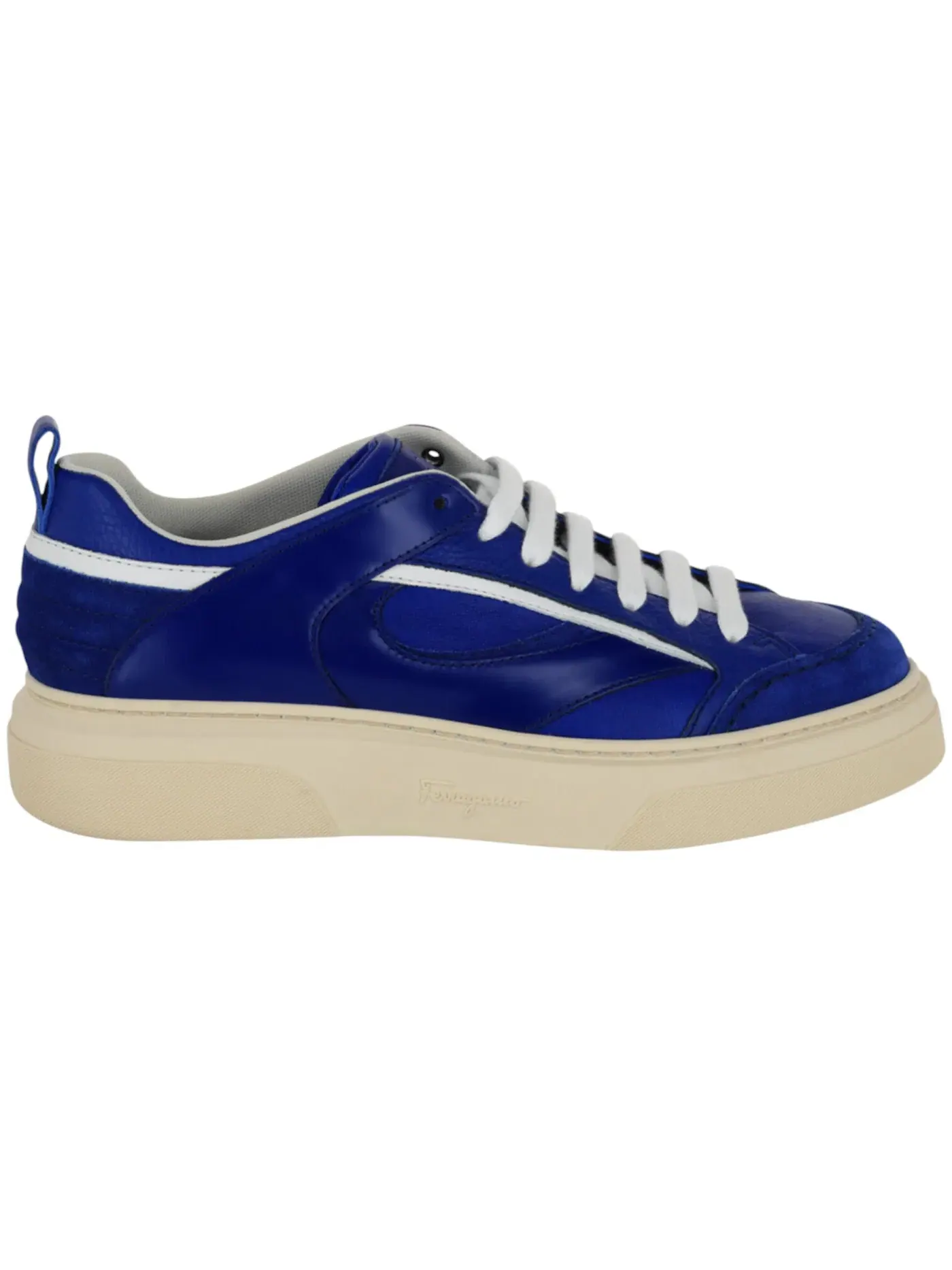 Мужские кроссовки с низким верхом Ferragamo Cassini Low-Top Sneakers Ferragamo — изображение 1 из 3, синий