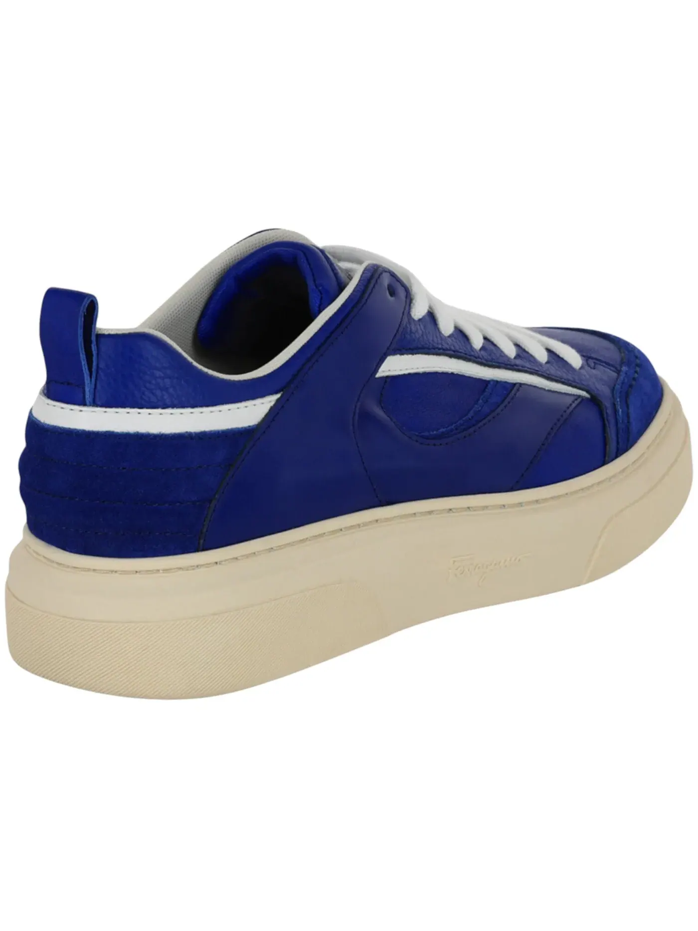 Мужские кроссовки с низким верхом Ferragamo Cassini Low-Top Sneakers Ferragamo — изображение 3 из 3, синий