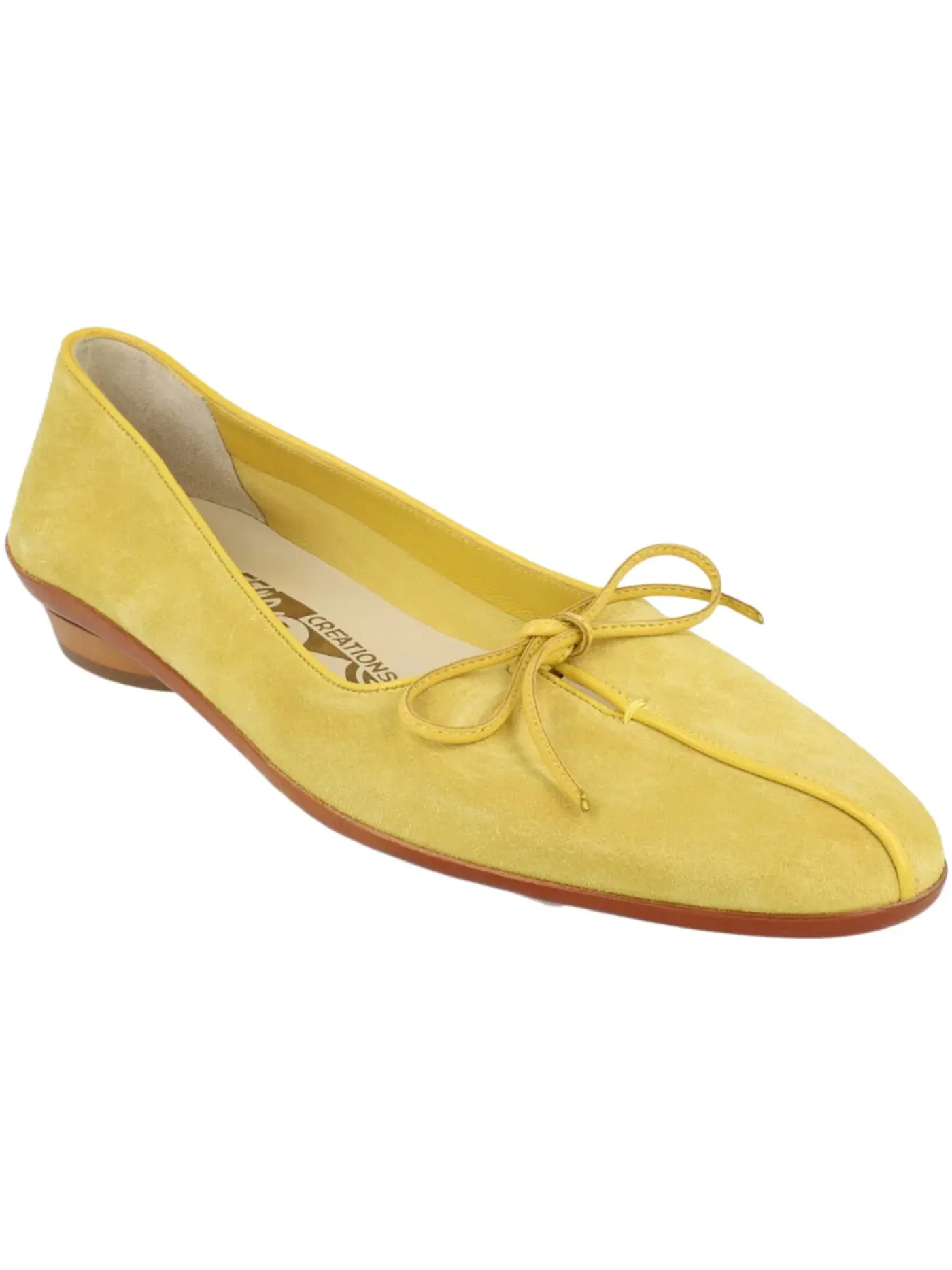 Женские балетки с принтом Ferragamo Cherie Archive Limited Edition 1950's Ballet Flats Ferragamo — изображение 2 из 3, мульти