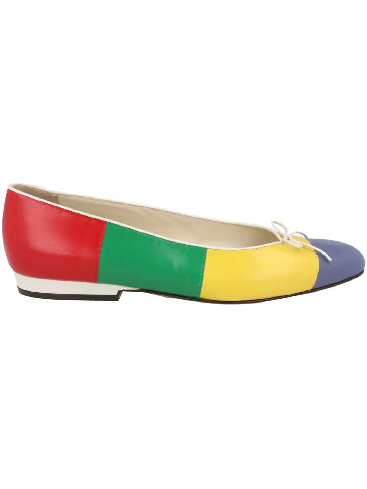 Женские балетки с принтом Ferragamo Curiosa Archive Limited Edition 1922 Ballets Flats Ferragamo — изображение 1 из 3, мульти