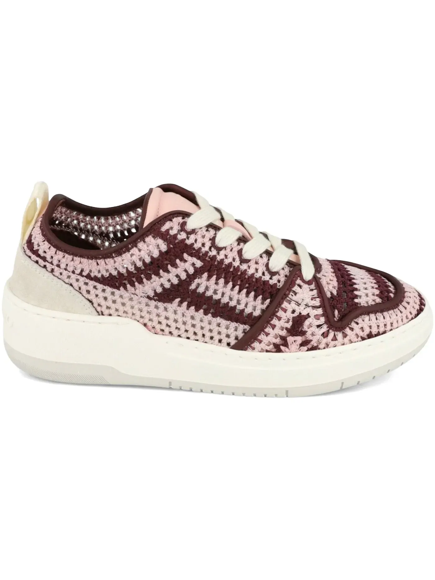 Женские кроссовки вязаные Dennis Ferragamo — изображение 1 из 3, розовый