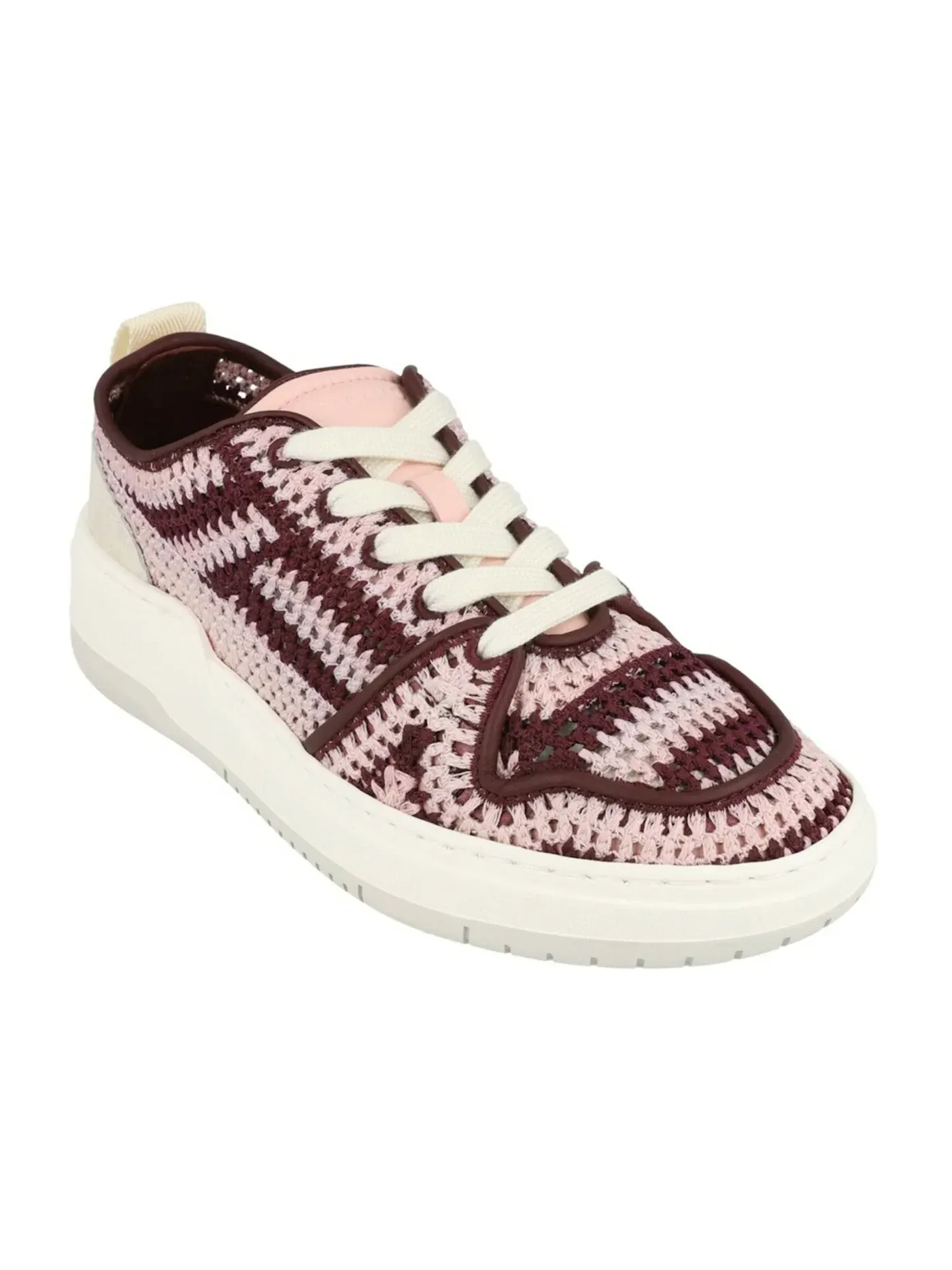 Женские кроссовки вязаные Dennis Ferragamo — изображение 2 из 3, розовый