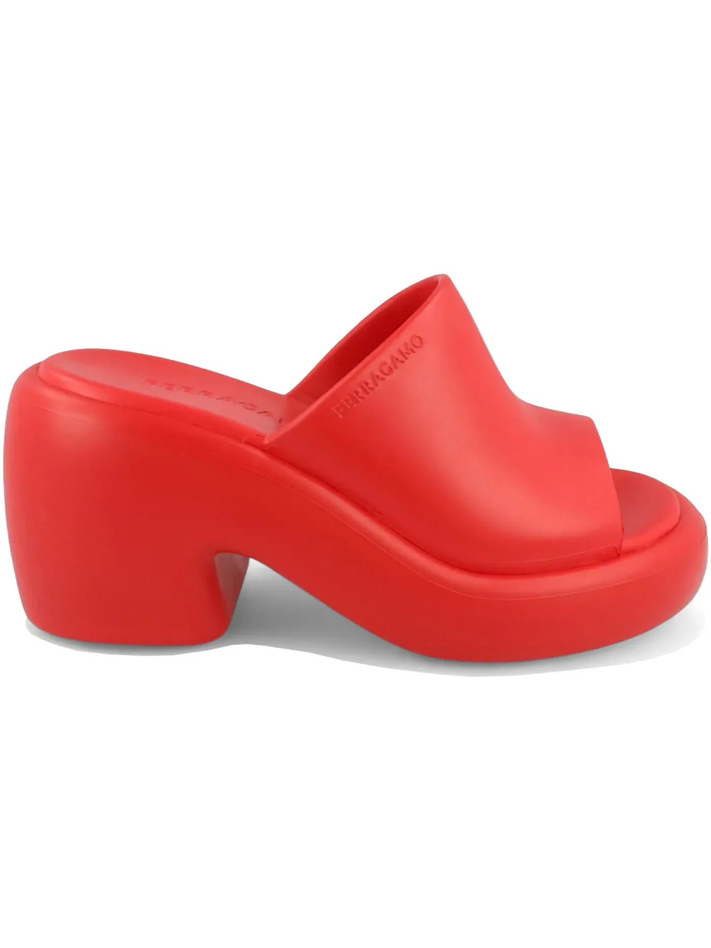 Женские сандалии с ремешками Ferragamo Deva Sandals Ferragamo — изображение 1 из 3, красный