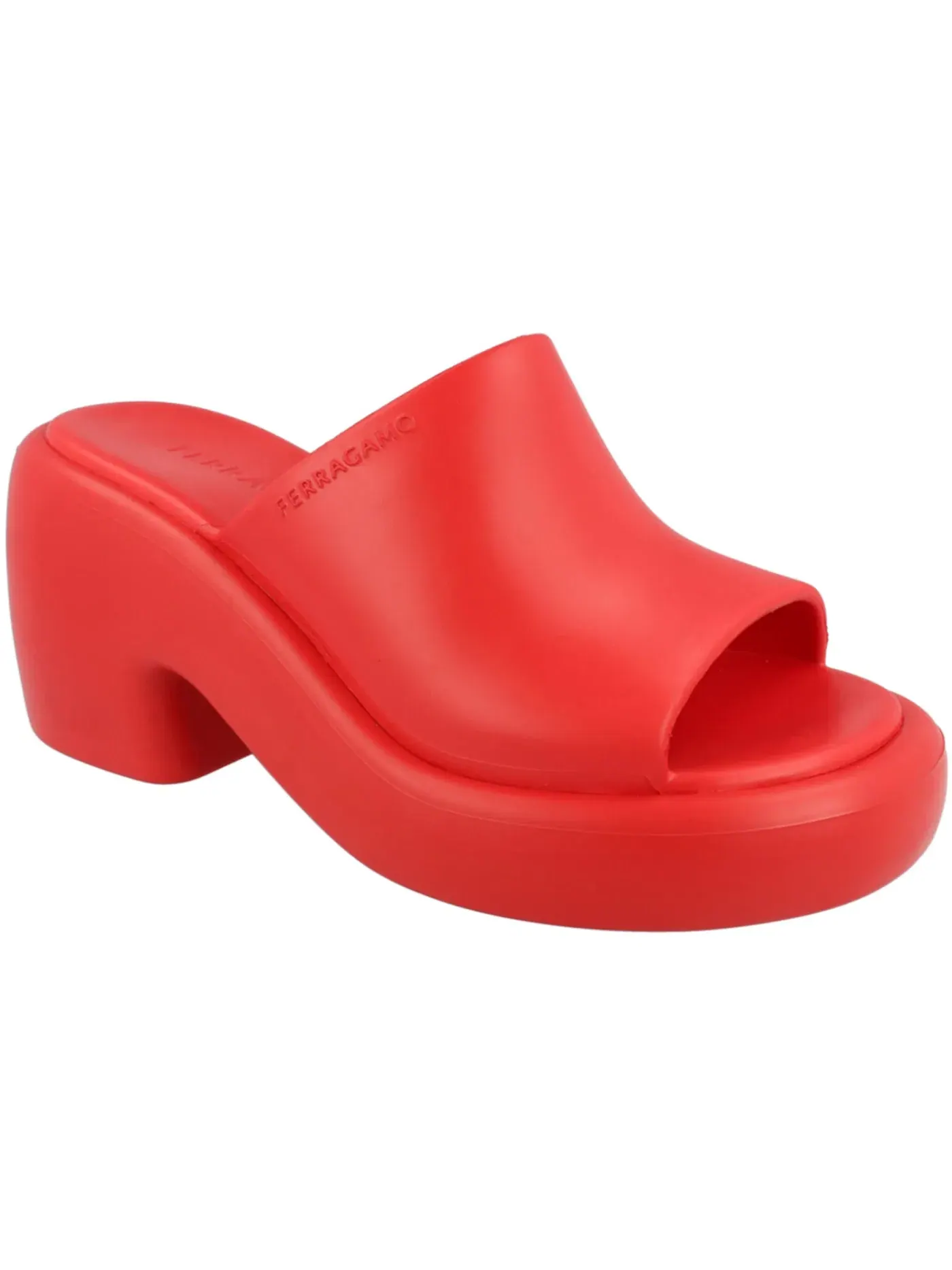 Женские сандалии с ремешками Ferragamo Deva Sandals Ferragamo — изображение 2 из 3, красный