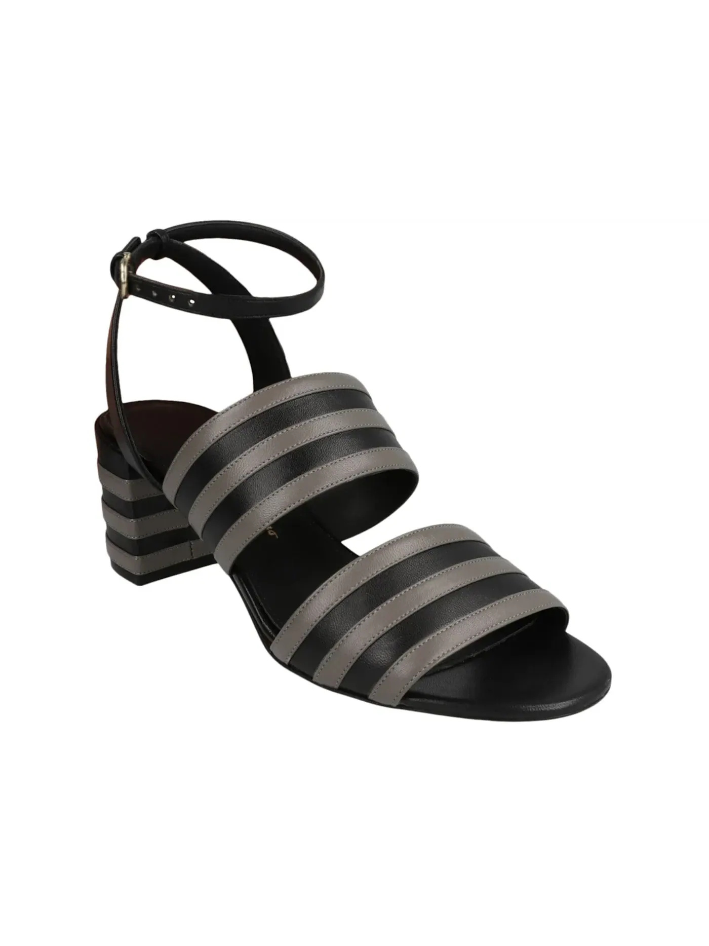 Женские сандалии на устойчивом каблуке Ferragamo Diandra Block Heel Sandals Ferragamo — изображение 2 из 3, черный